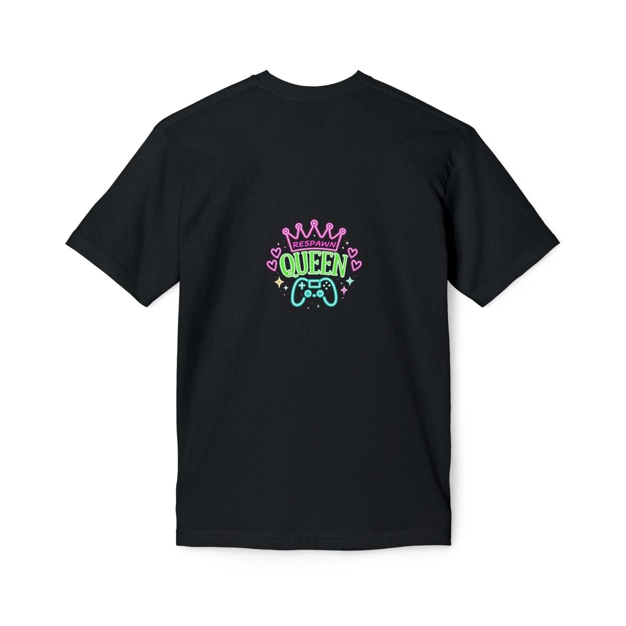 Gamer Queen T-Shirt — Afro Gamer Crown Graphic Tee