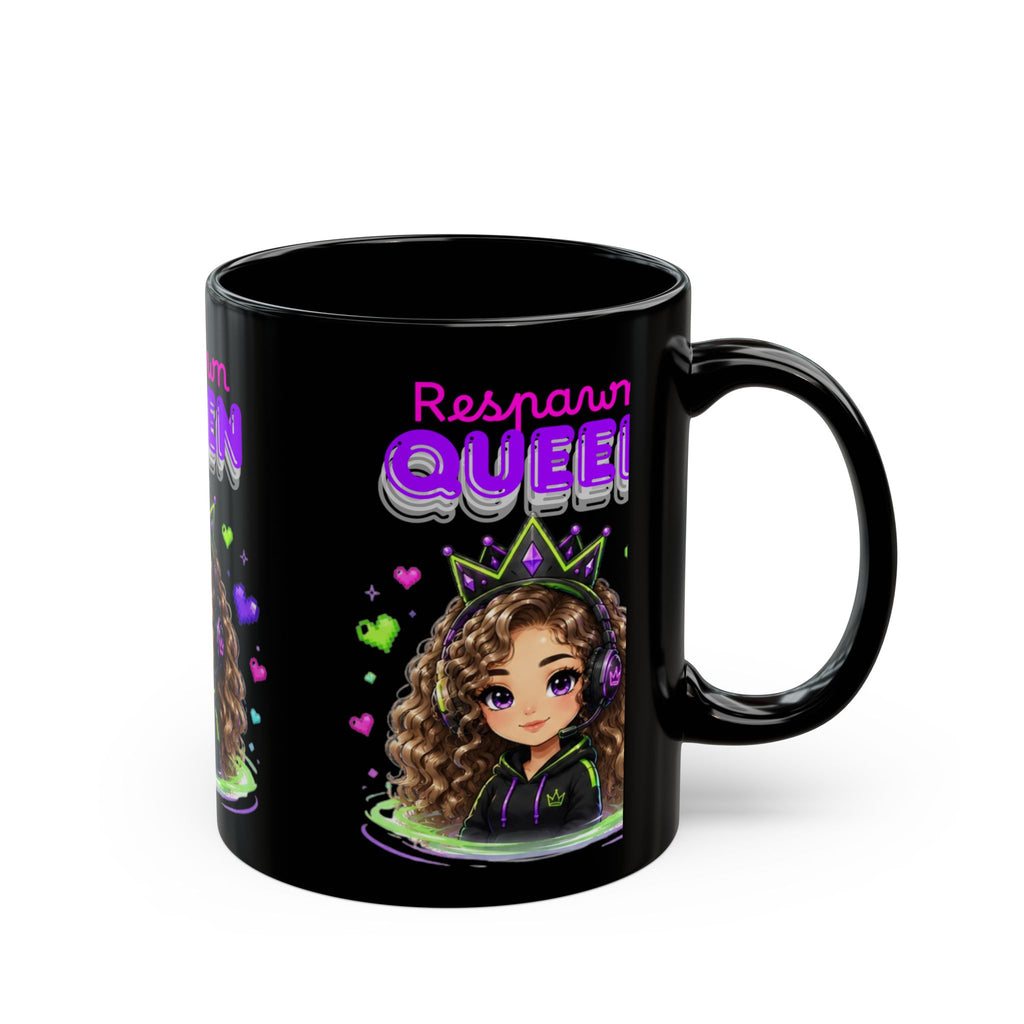 Chibi Queen Poppy Black Mug
