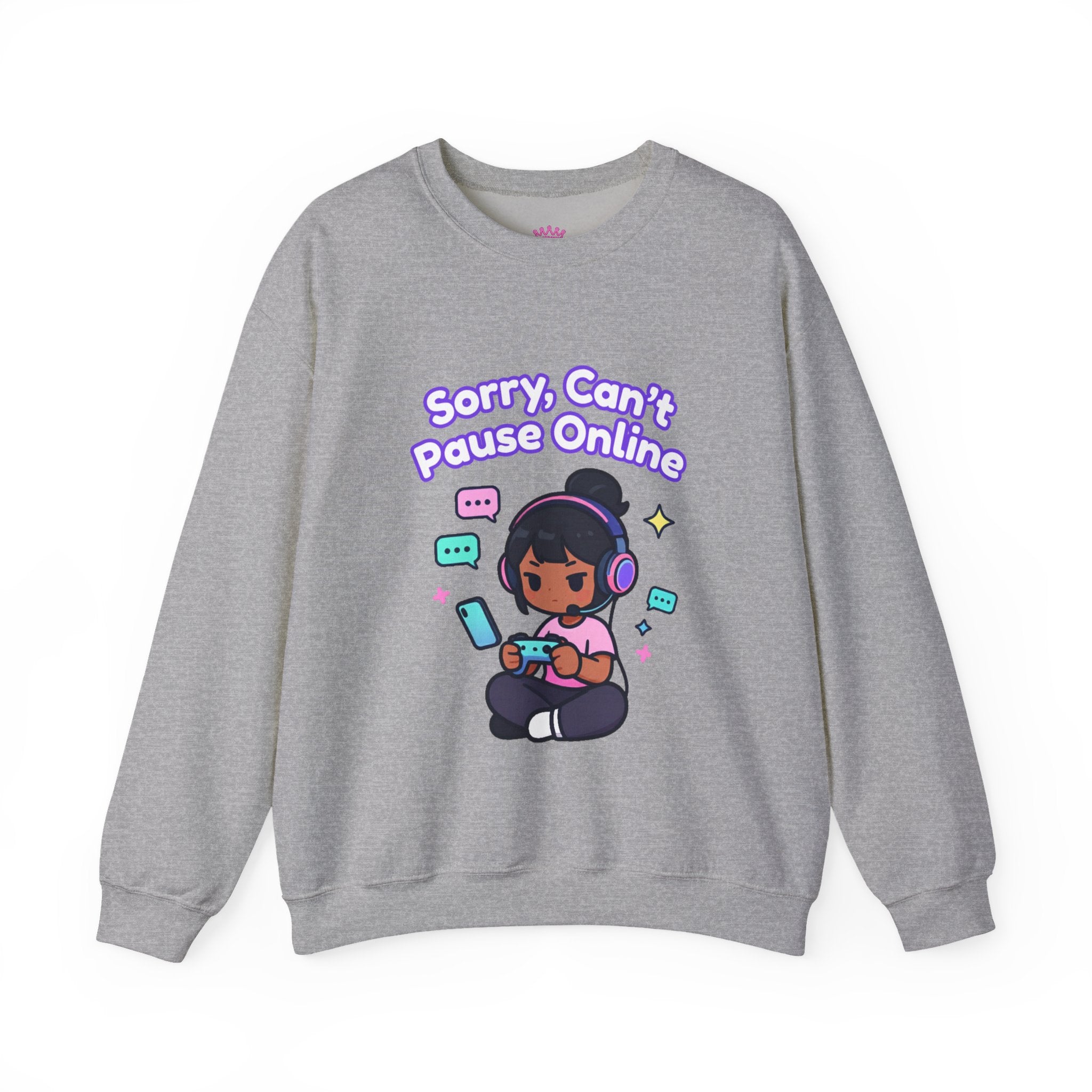 Sorry Can’t Pause Cozy Sweatshirt