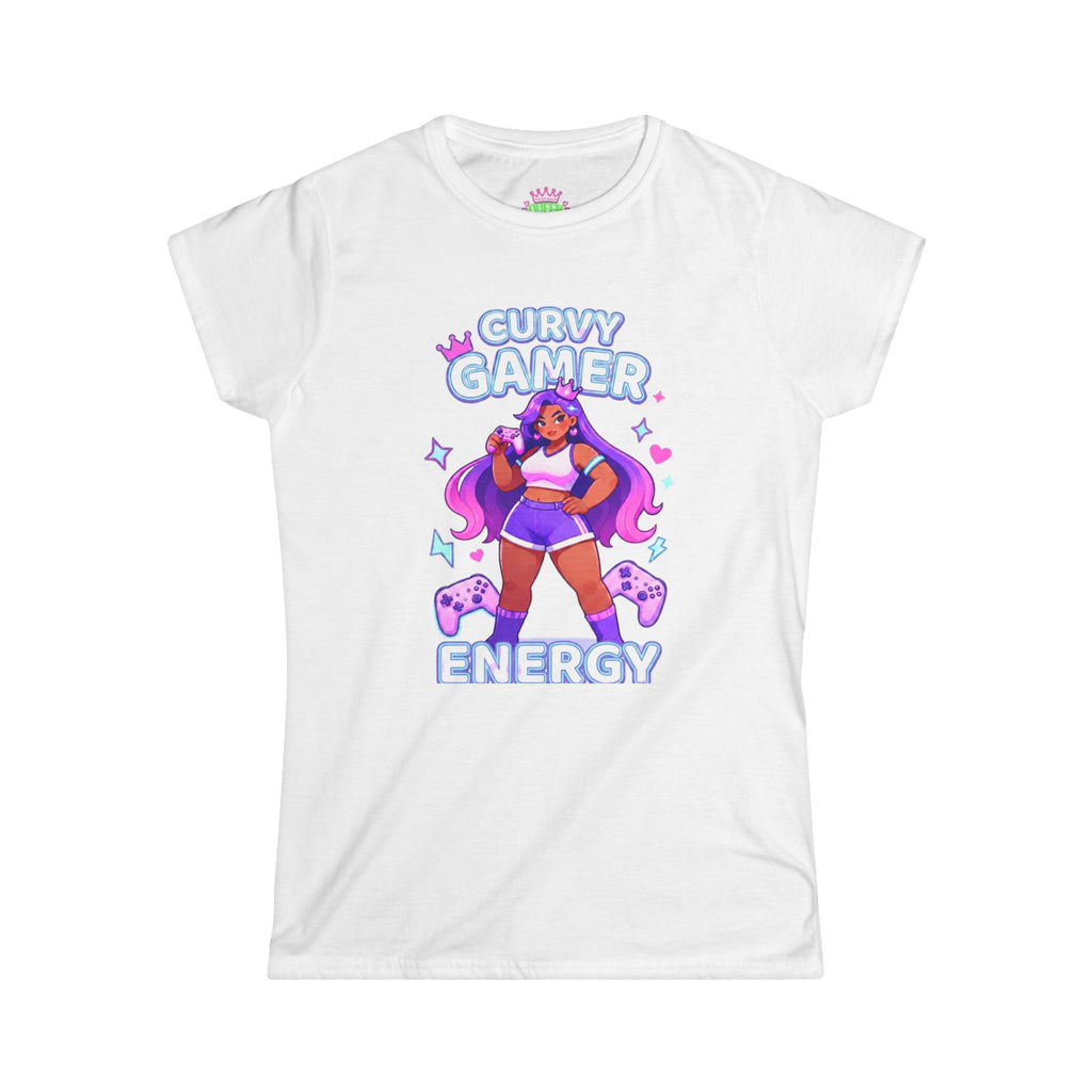 “Curvy Gamer Energy” Cozy Tee