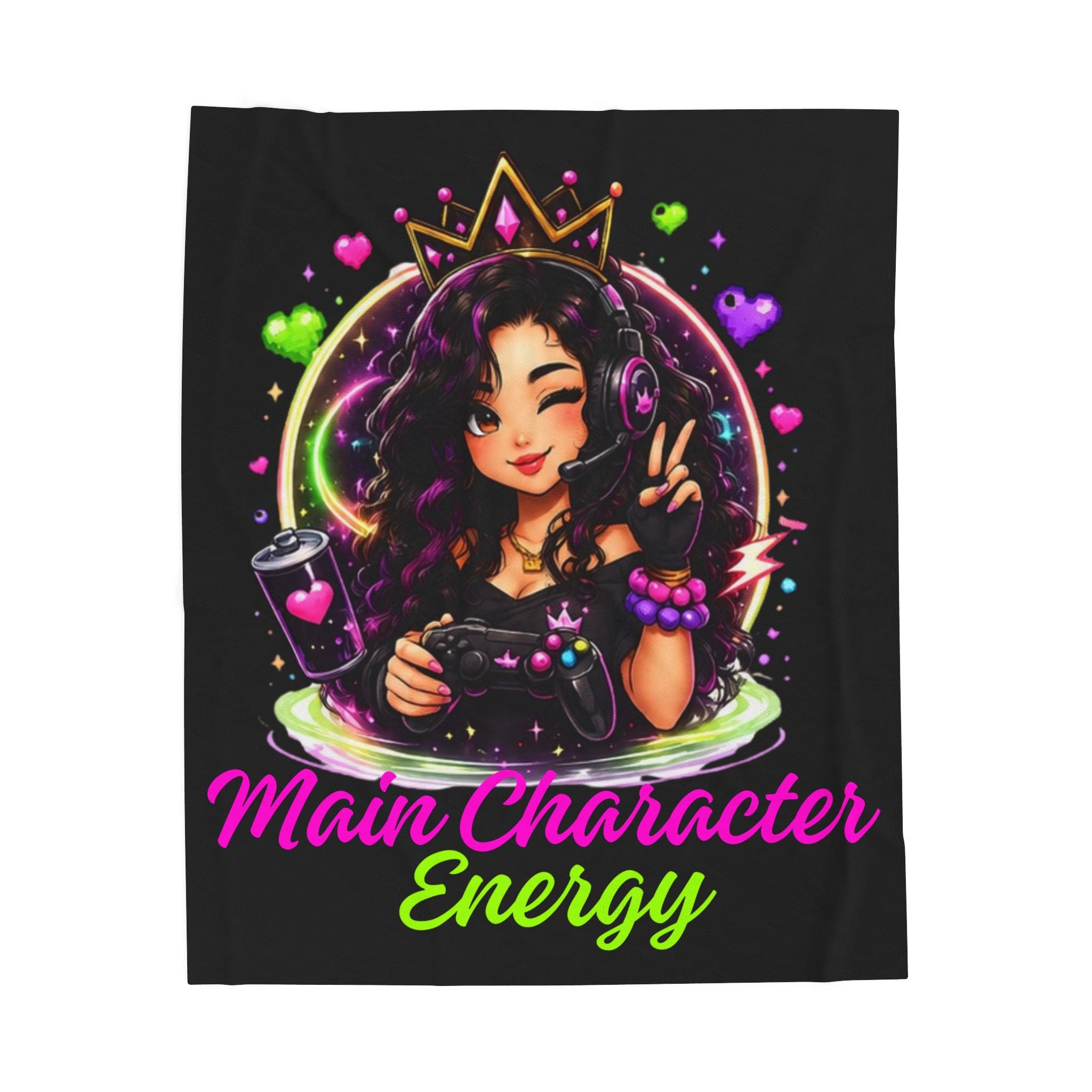 Gamer Ember “MCE” Plush Blanket