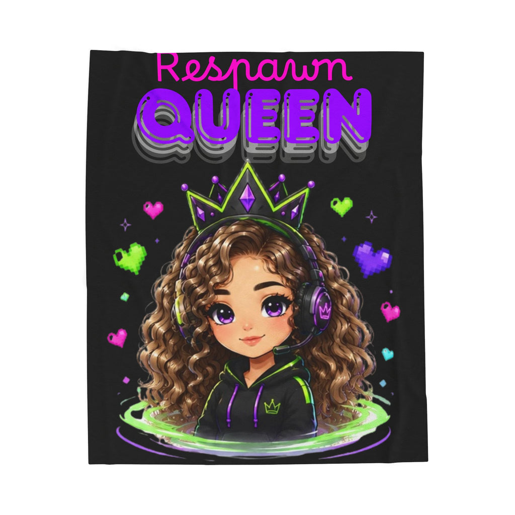 Chibi Queen Poppy Plush Blanket