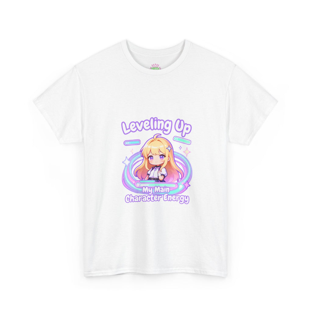 "Leveling Up" Unisex Heavy Cotton Tee