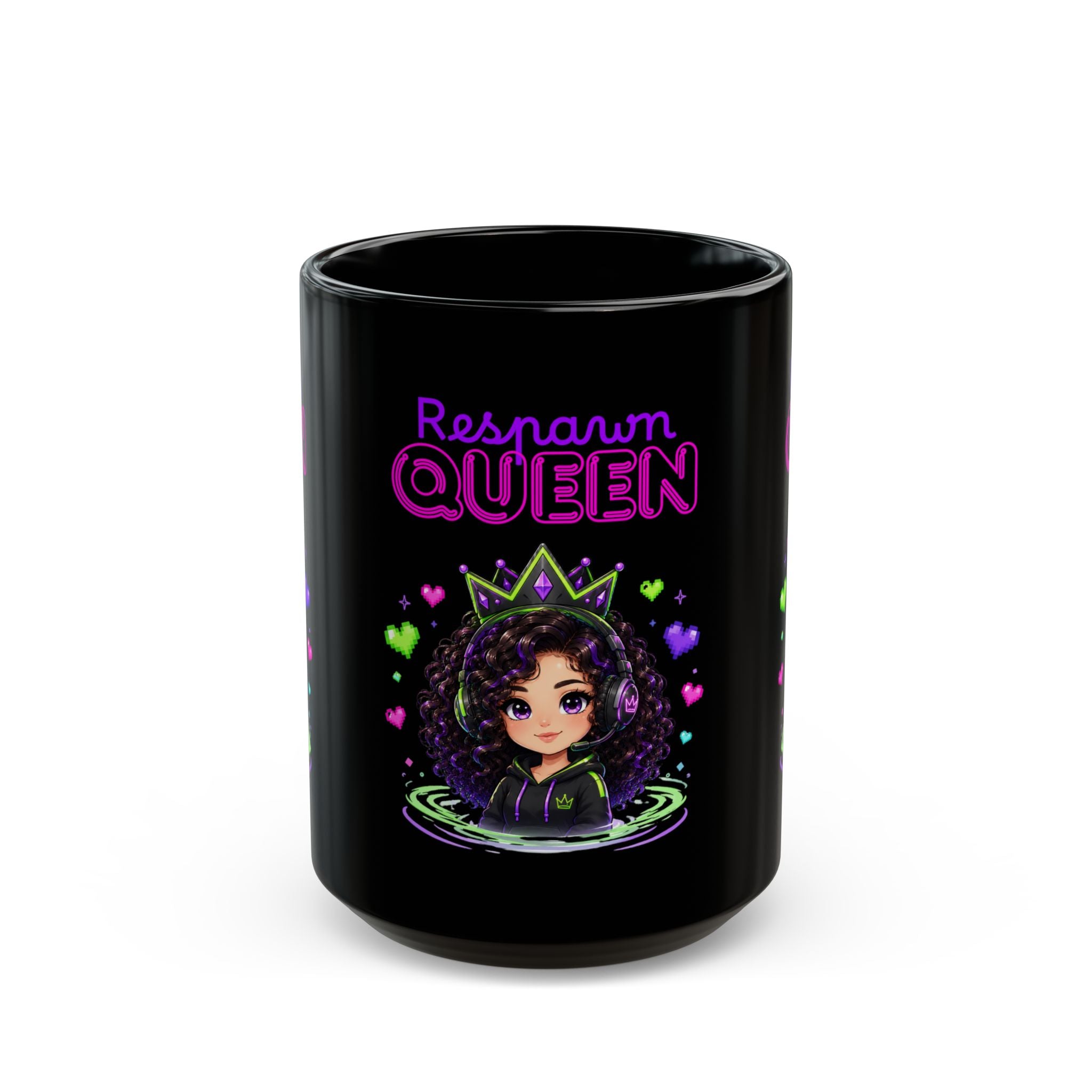 Chibi Queen Sprite Black Mug
