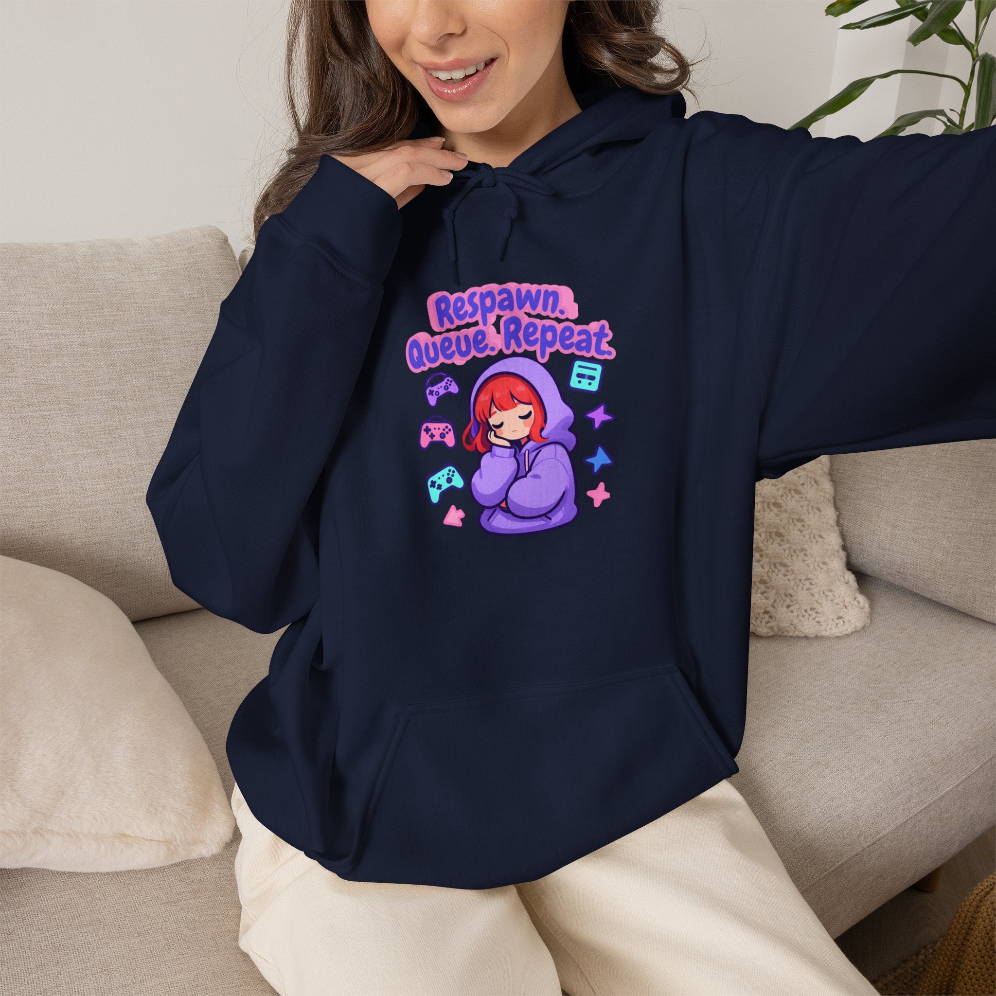 Respawn, Queue, Repeat Hoodie