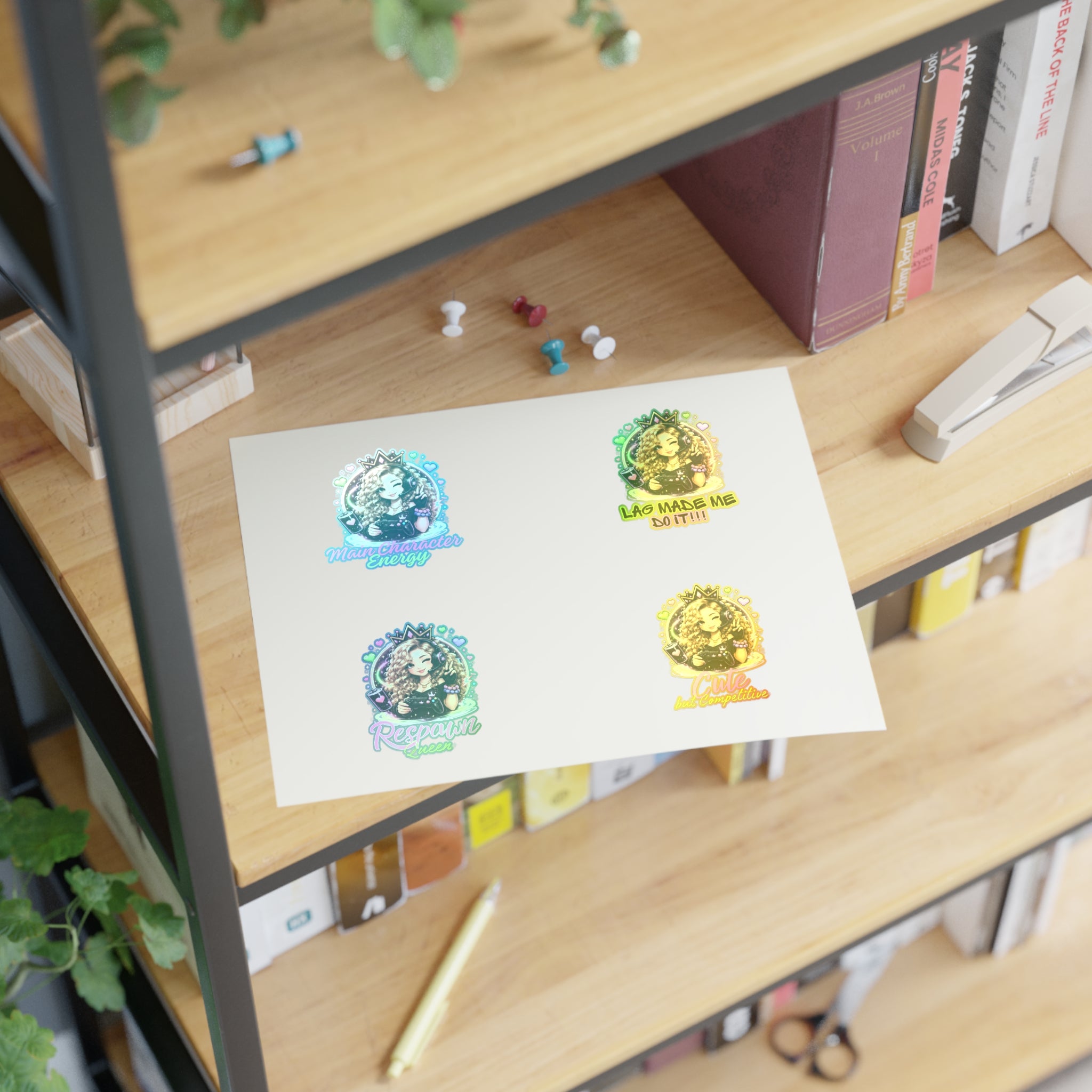 Gamer Aria Sticker Sheets