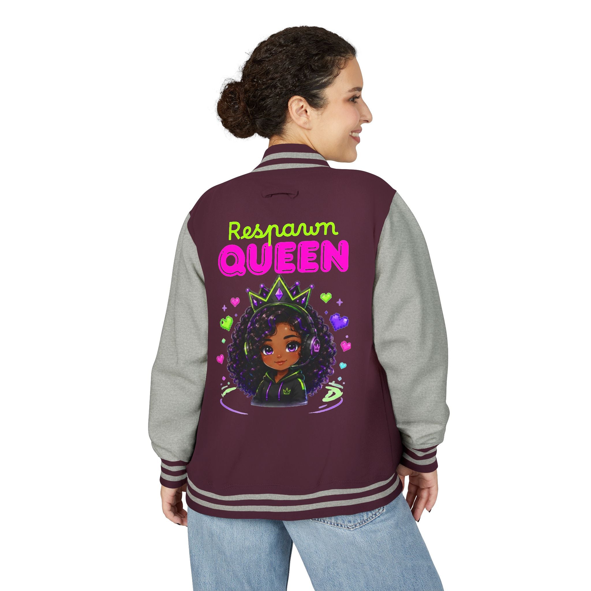 Chibi Queen Raven Letterman Jacket