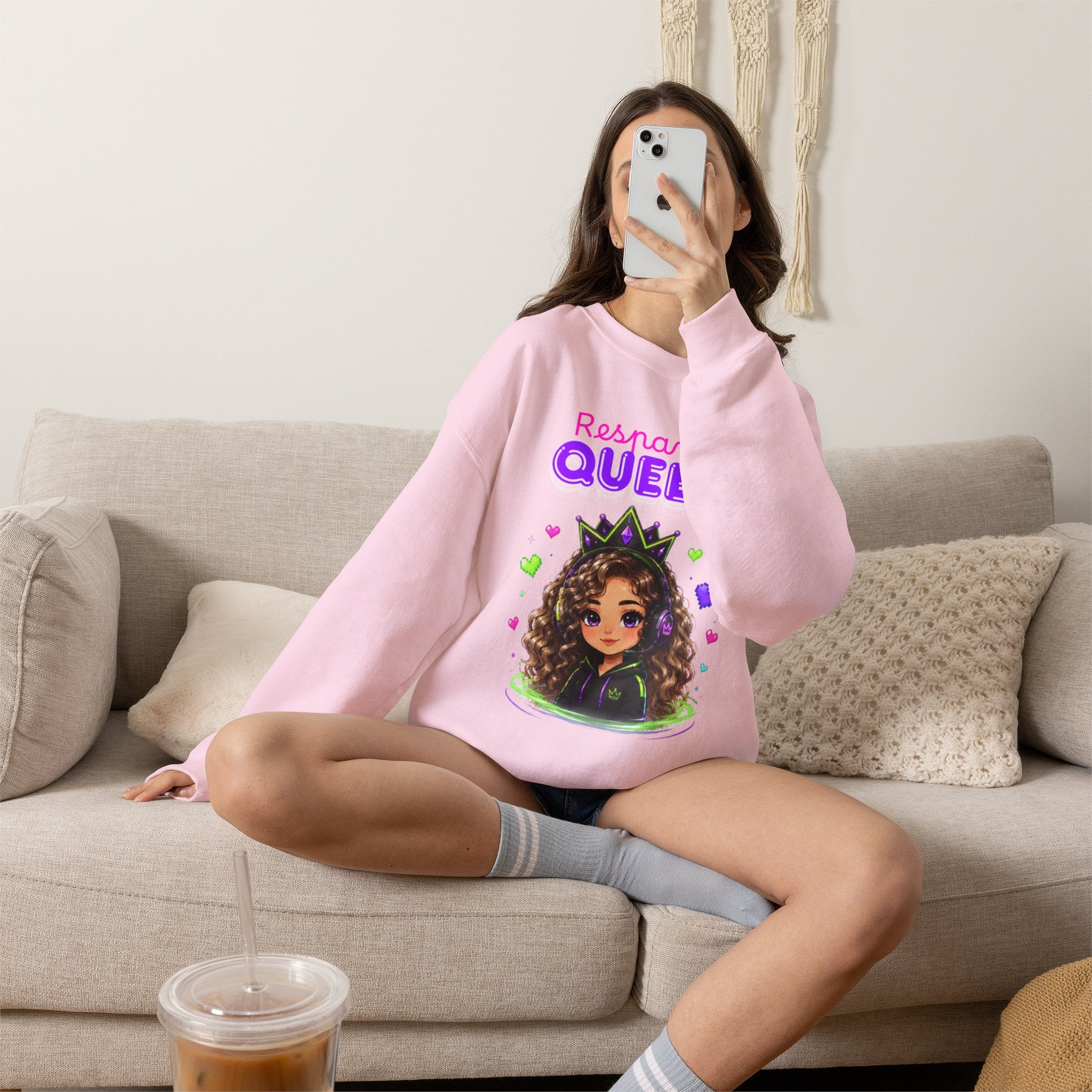 Chibi Queen Poppy Cozy Sweatshirt