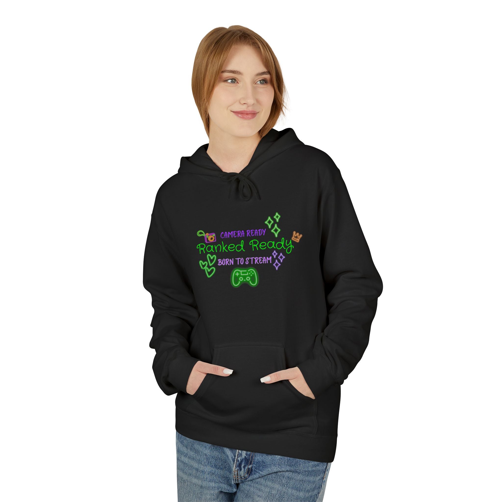 “Camera Ready” Softstyle Fleece Hoodie