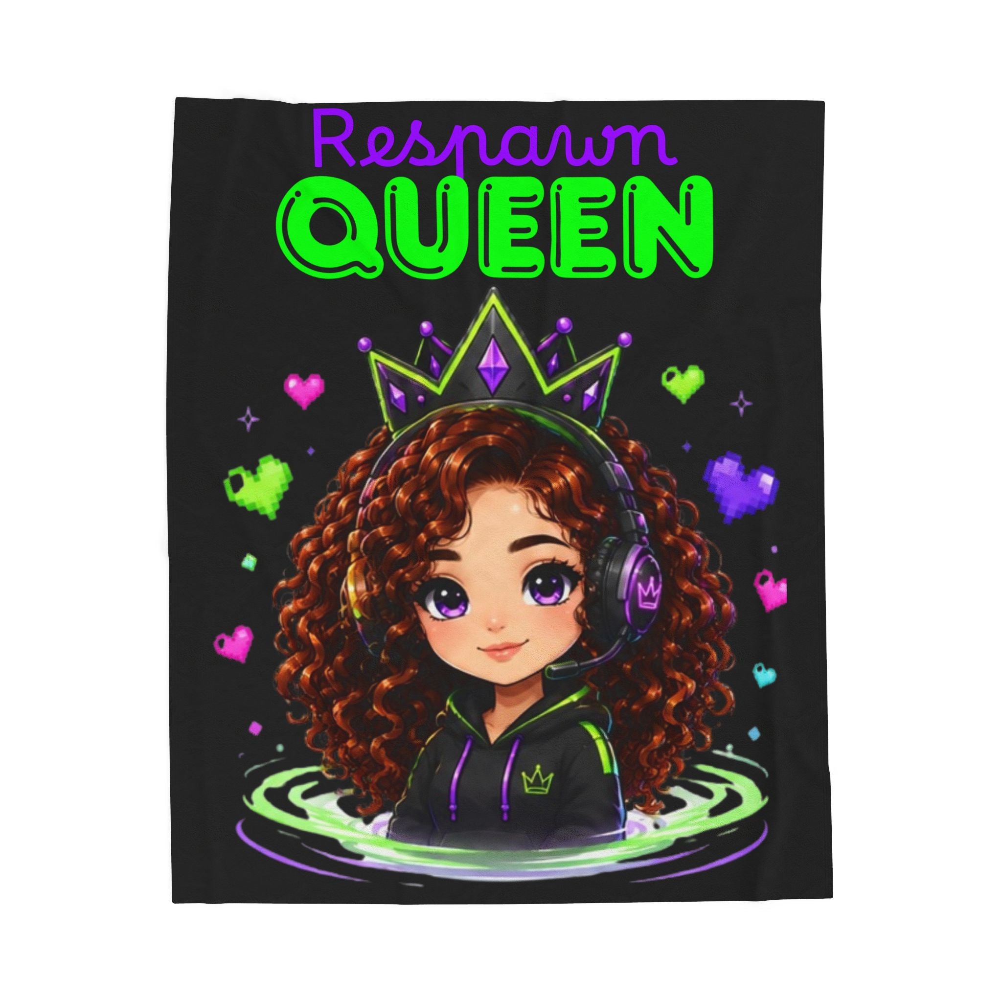 Chibi Queen Junie Plush Blanket