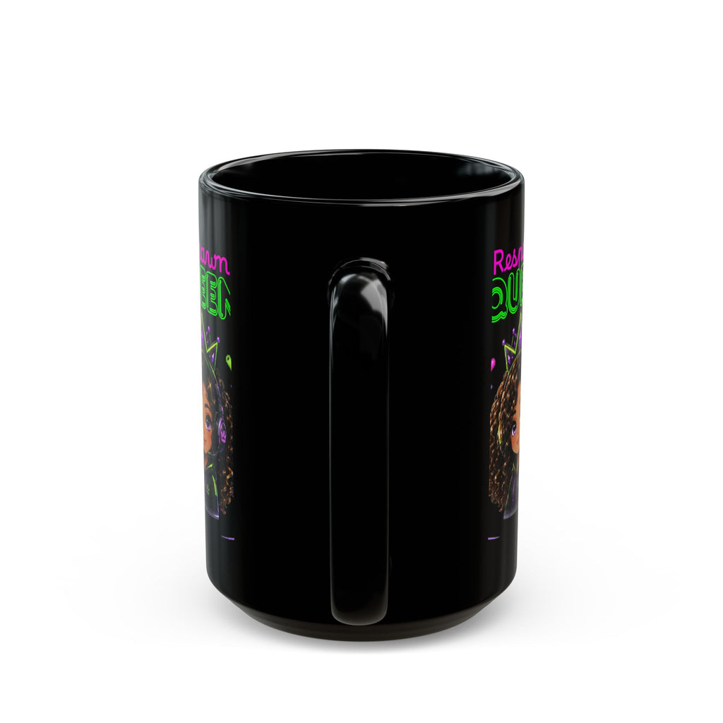 Chibi Queen Phoenix Black Mug