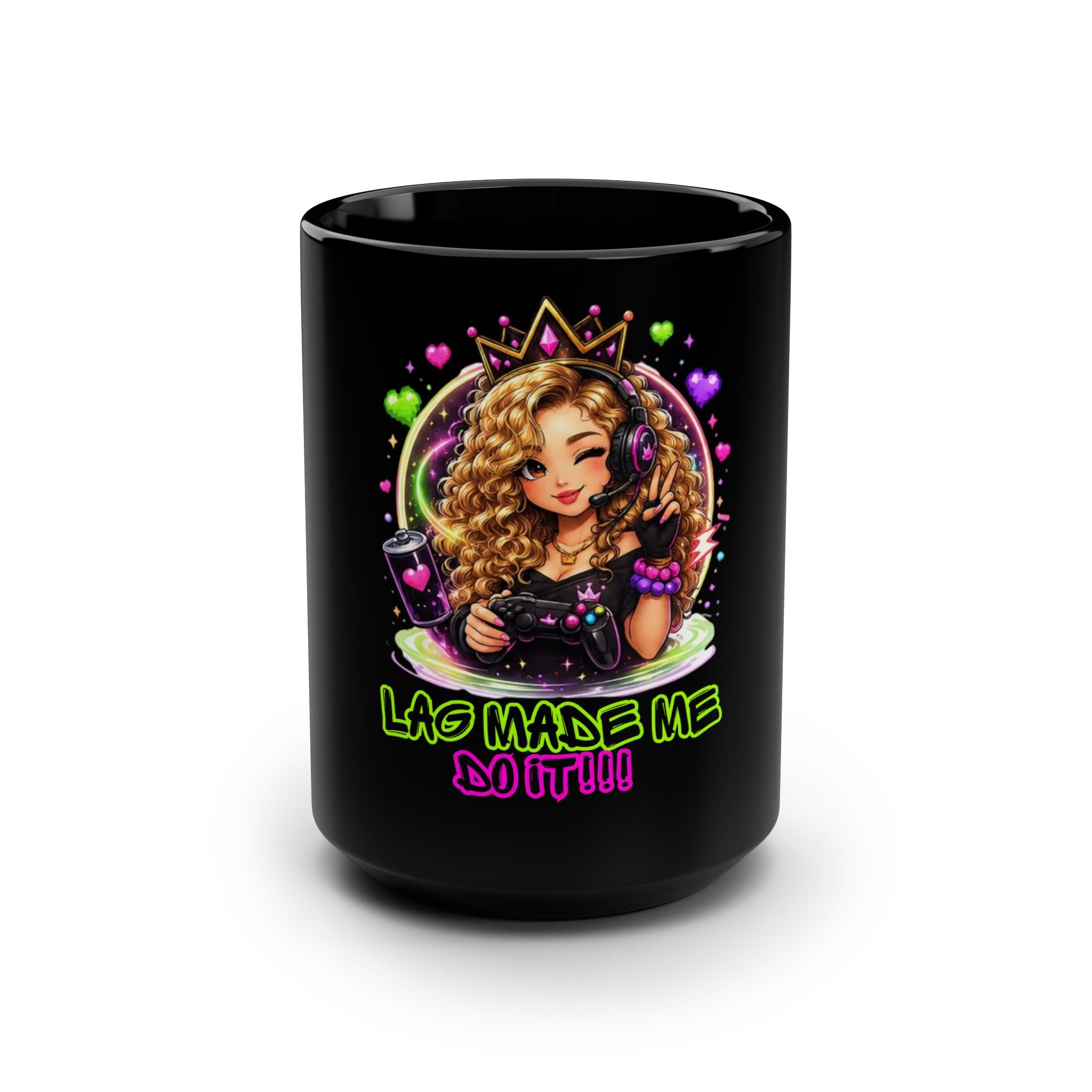 Gamer Queen Mug, 15oz