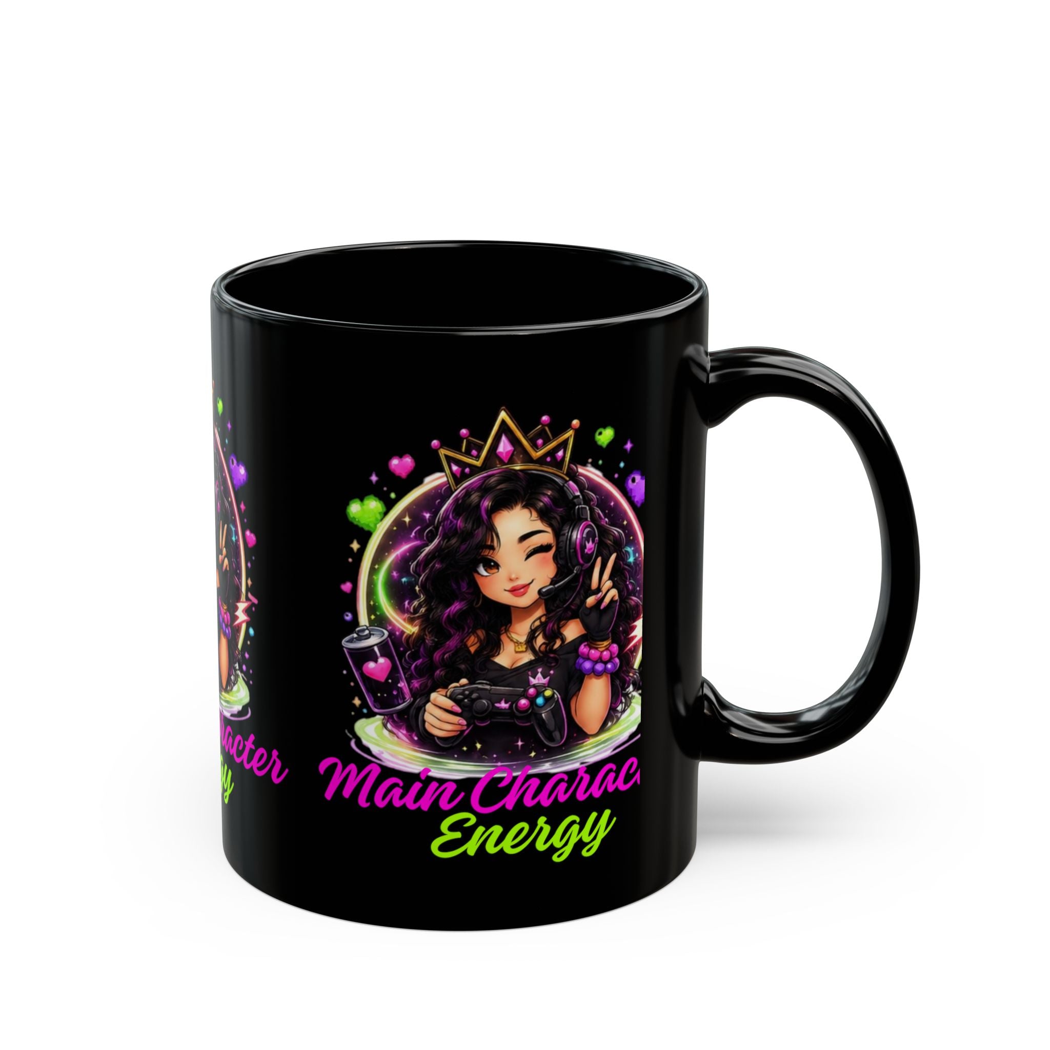 Gamer Ember “MCE” Black Mug