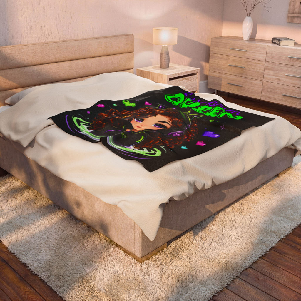Chibi Queen Junie Plush Blanket