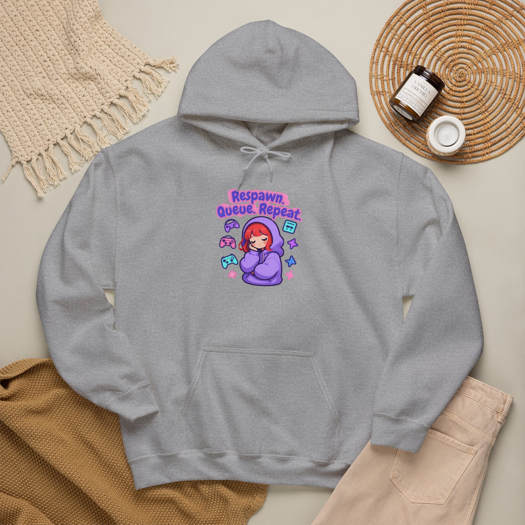 Respawn, Queue, Repeat Hoodie