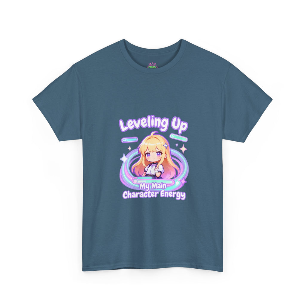 "Leveling Up" Unisex Heavy Cotton Tee