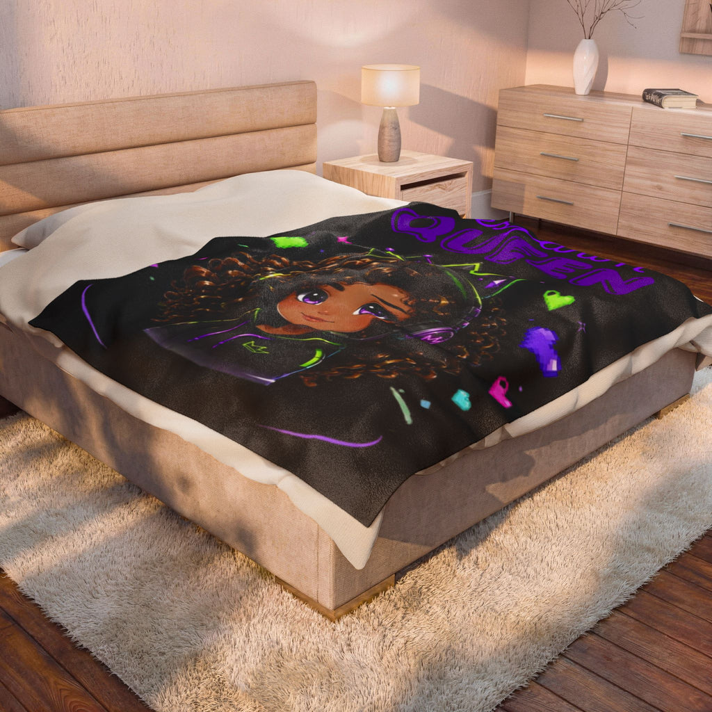 Chibi Queen Phoenix Plush Blanket