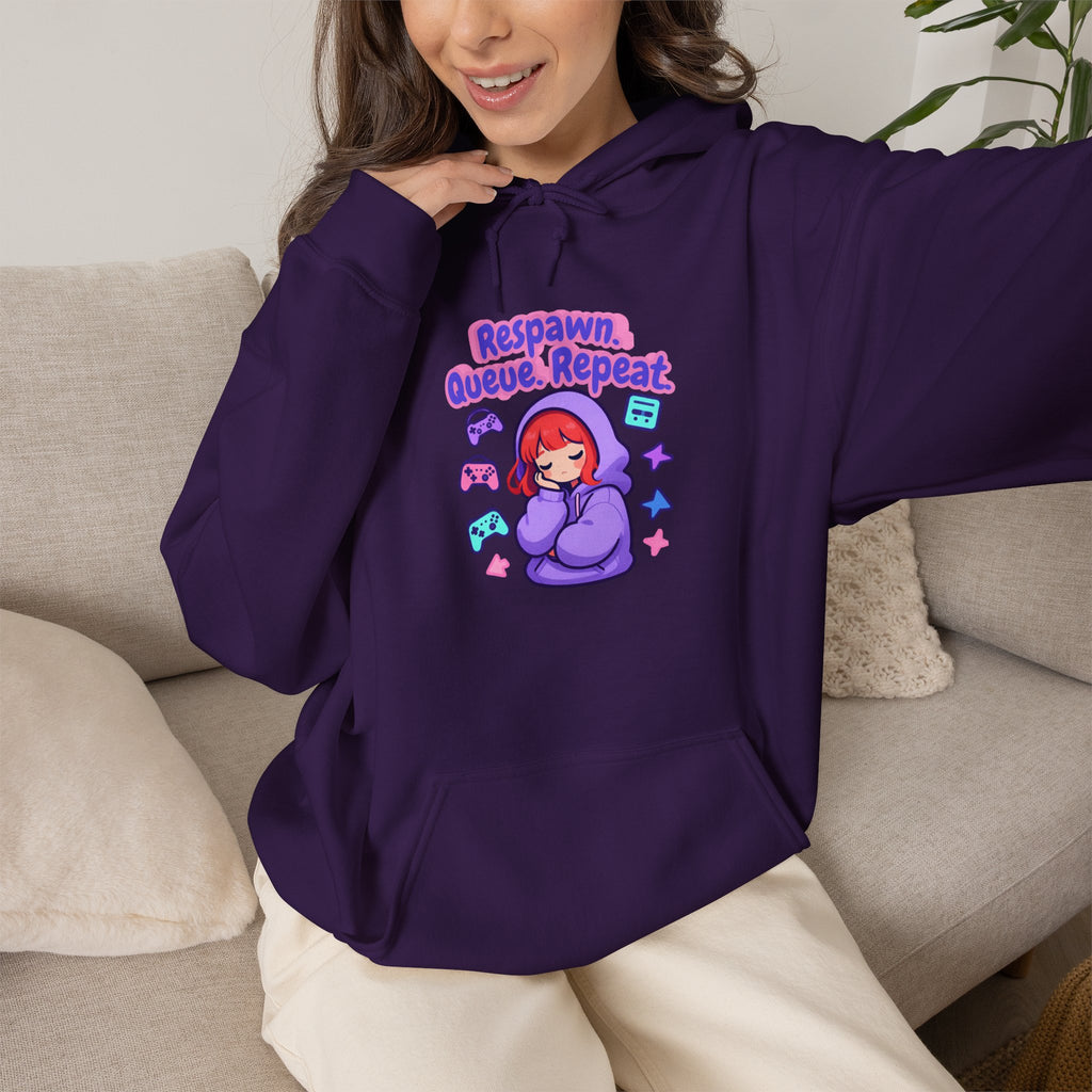 Respawn, Queue, Repeat Hoodie