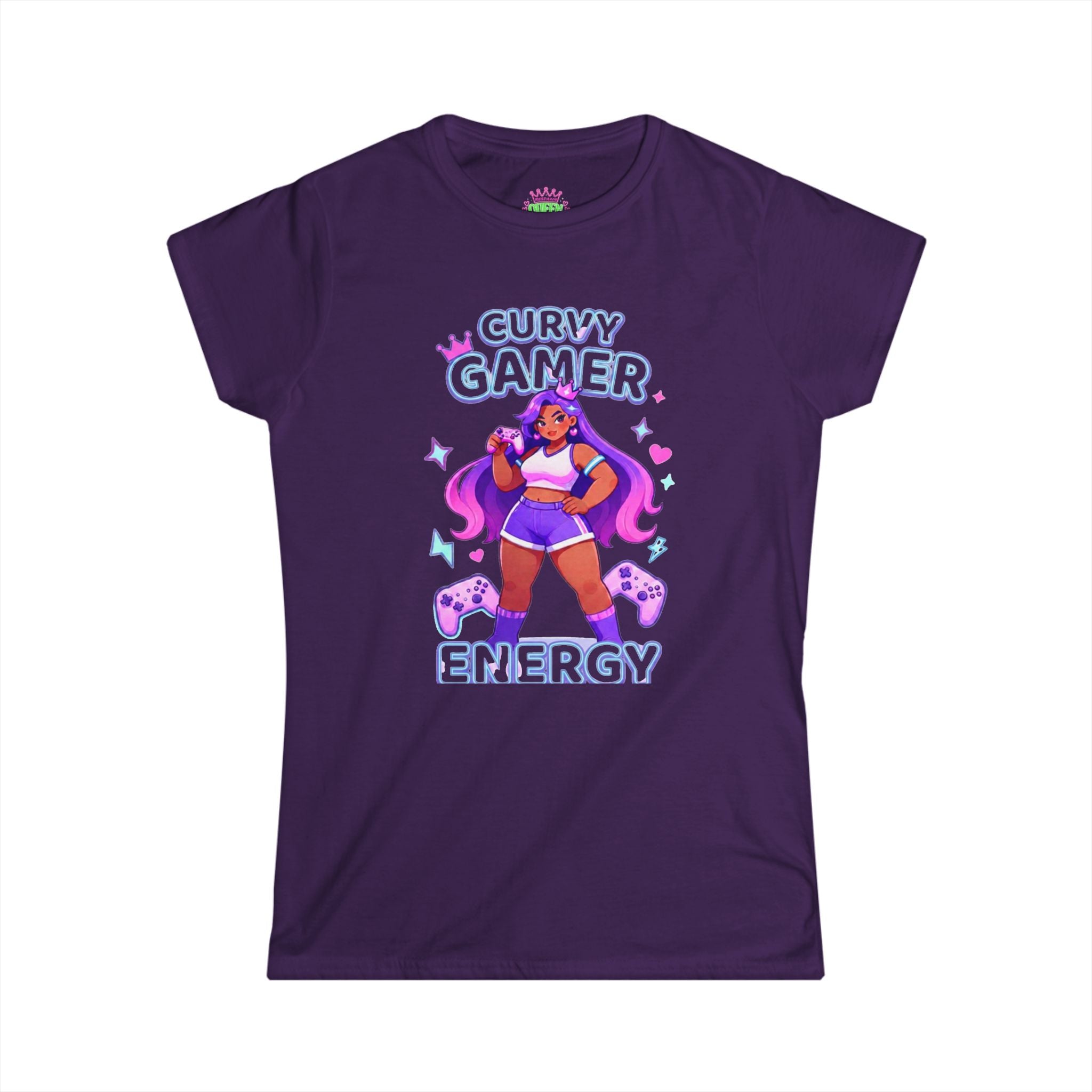 “Curvy Gamer Energy” Cozy Tee