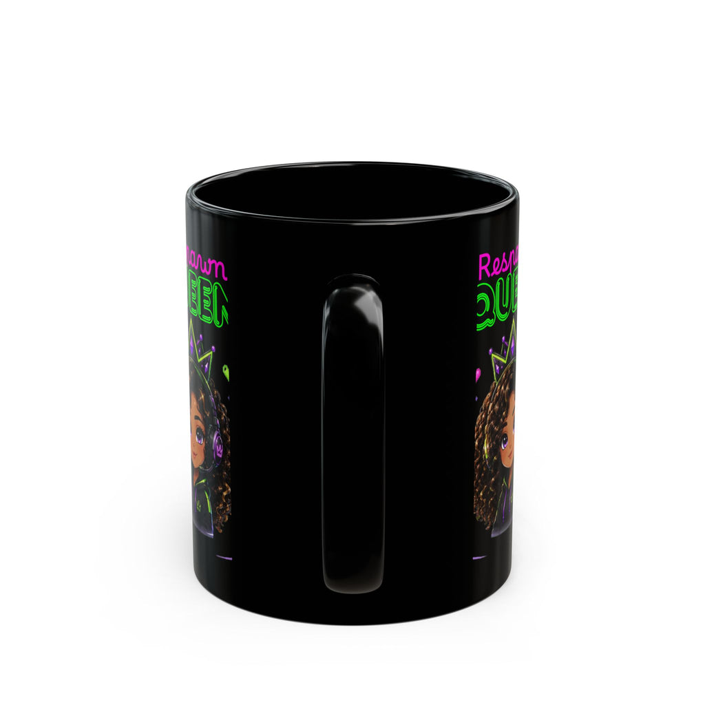 Chibi Queen Phoenix Black Mug