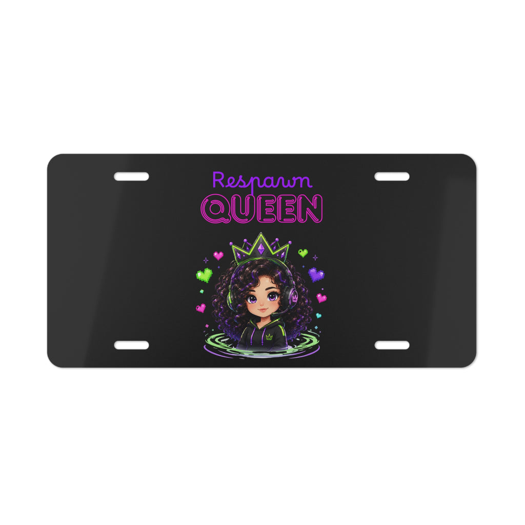 Chibi Queen Sprite Vanity Plate