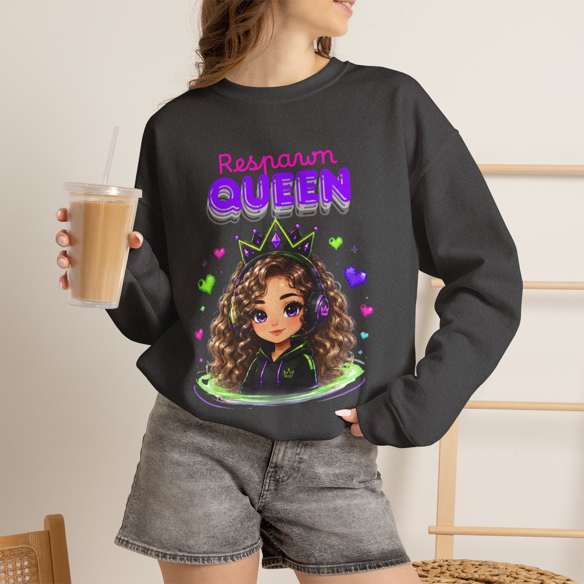 Chibi Queen Poppy Cozy Sweatshirt