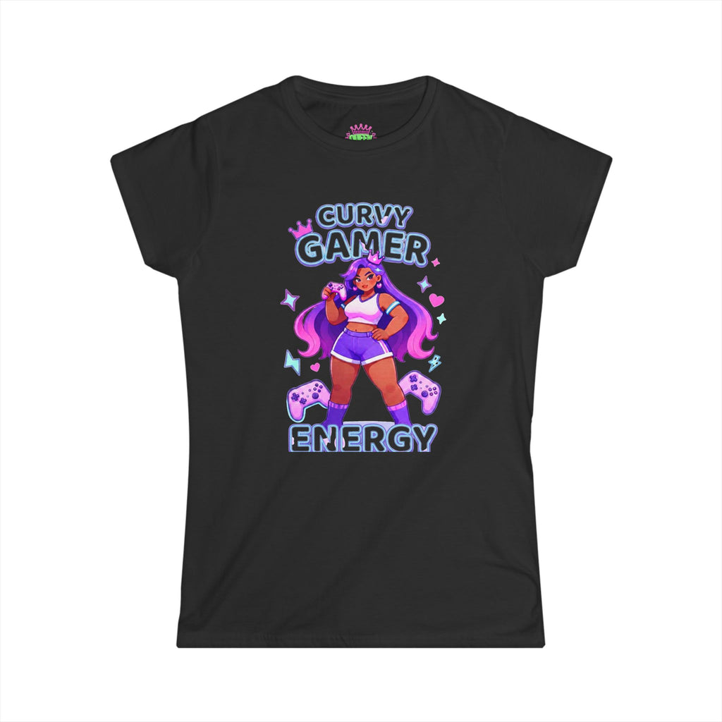 “Curvy Gamer Energy” Cozy Tee