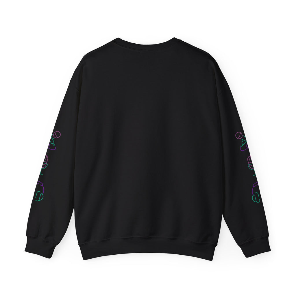 "Sorry, Can't Pause" Crewneck Sweatshirt