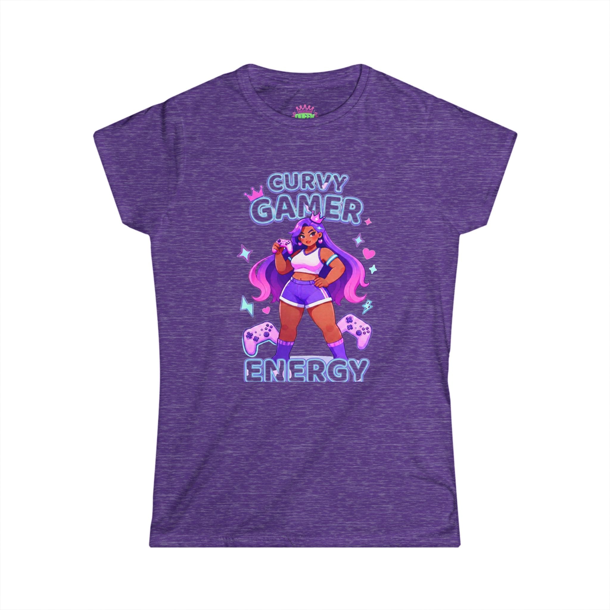 “Curvy Gamer Energy” Cozy Tee