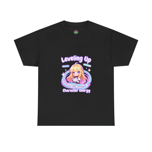"Leveling Up" Unisex Heavy Cotton Tee