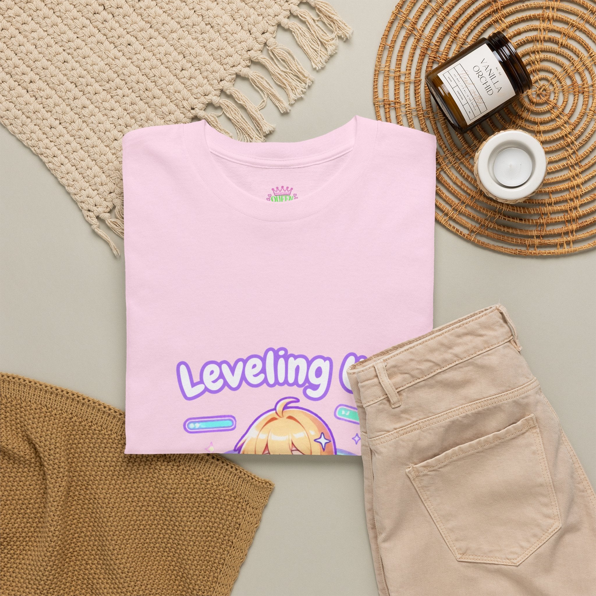 "Leveling Up" Cozy Tee
