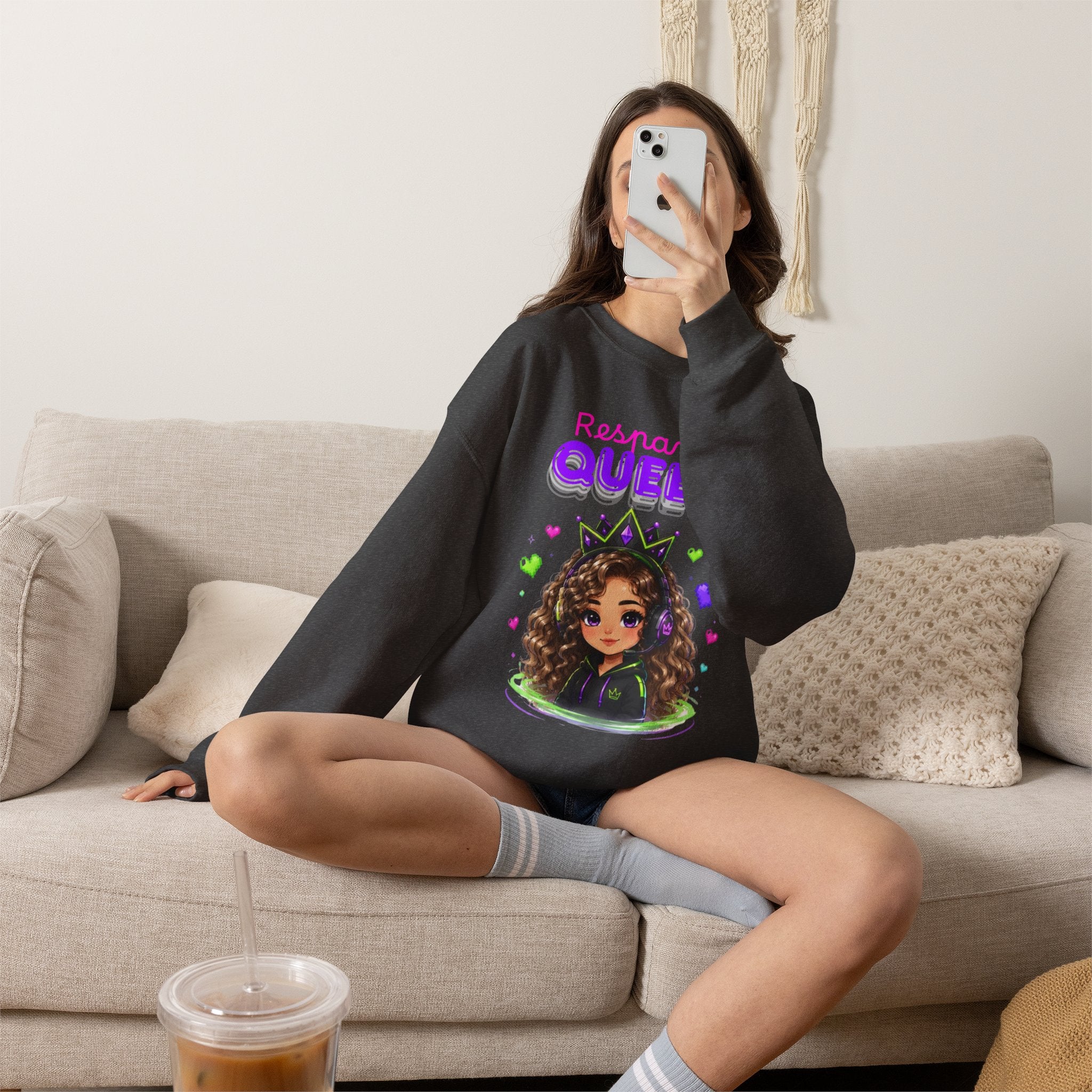 Chibi Queen Poppy Cozy Sweatshirt