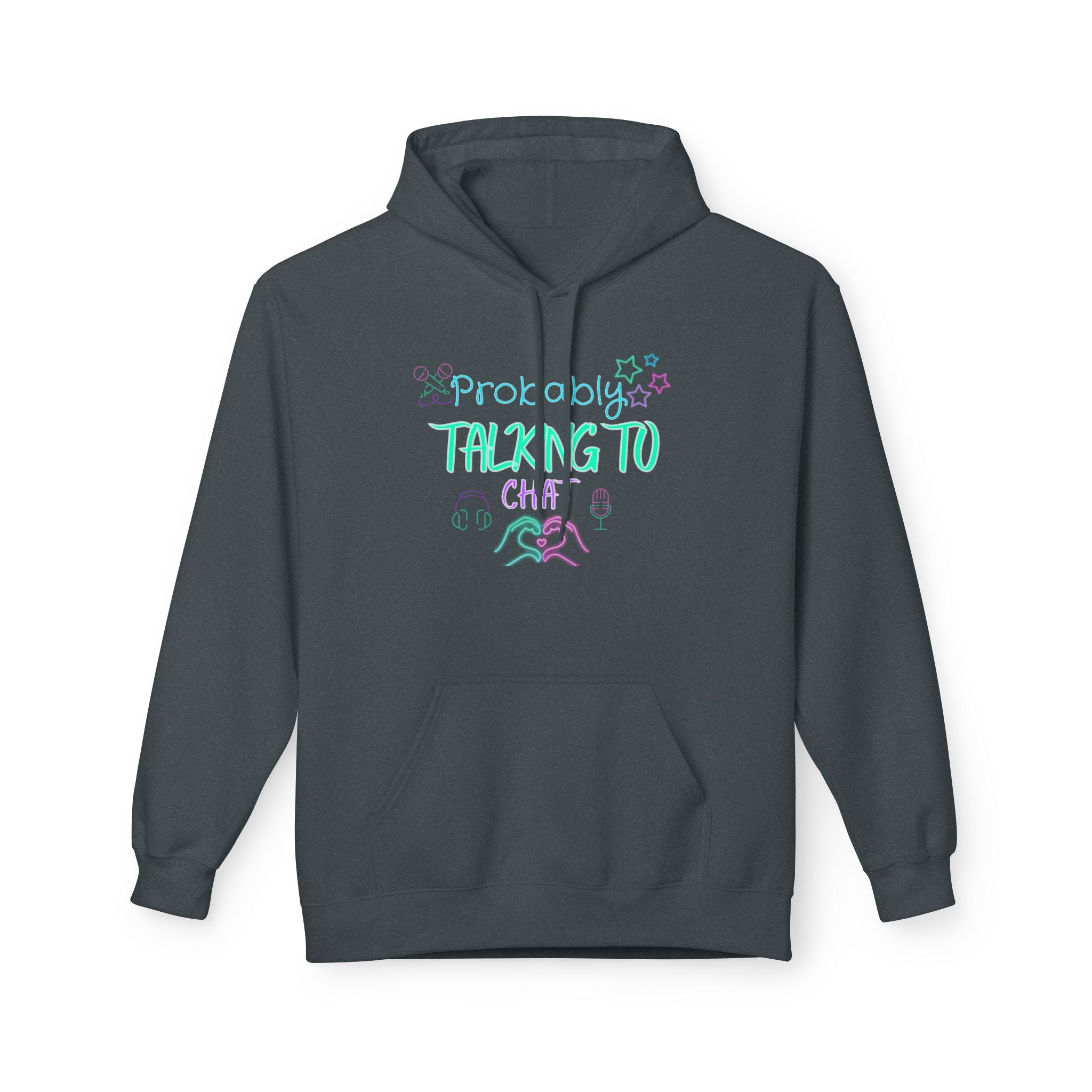 “Talking to Chat” Softstyle Fleece Hoodie