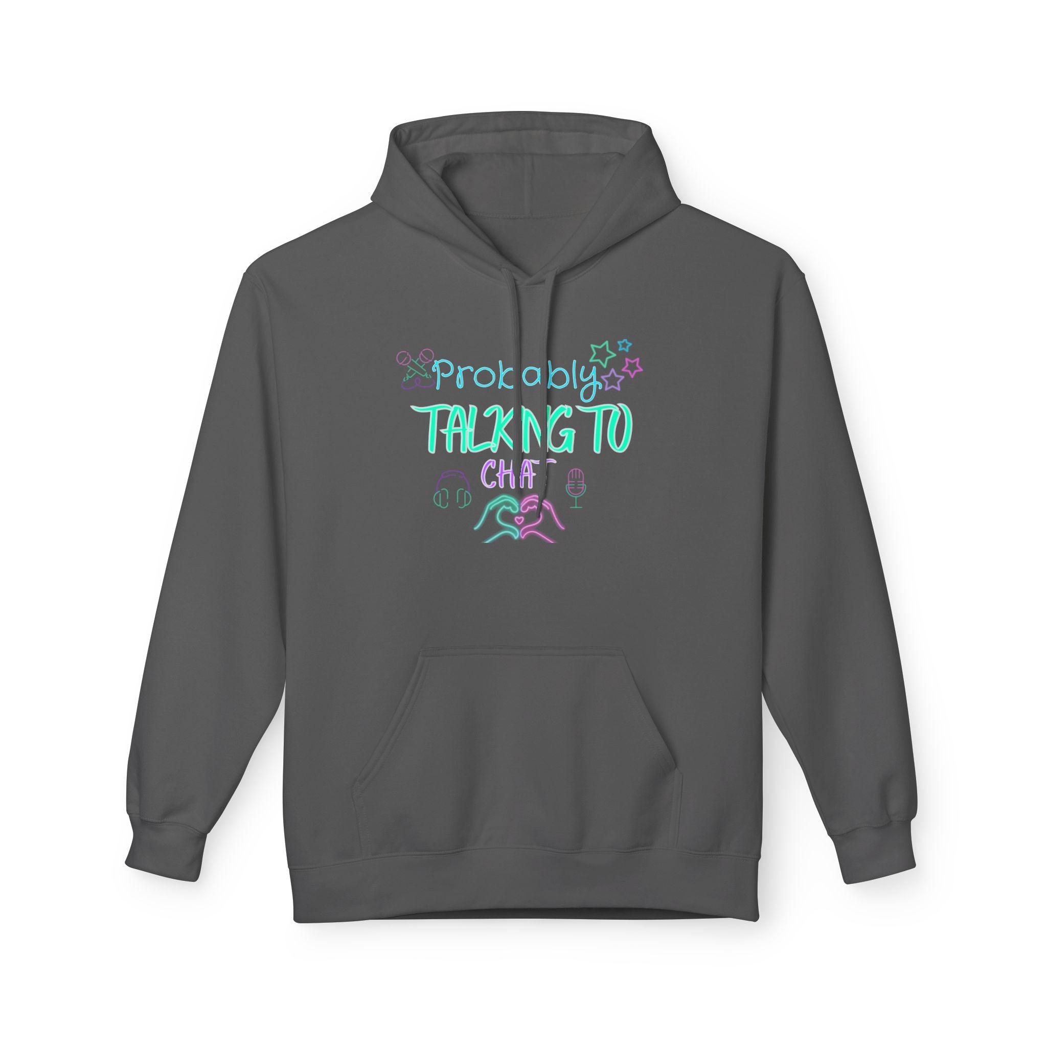 “Talking to Chat” Softstyle Fleece Hoodie
