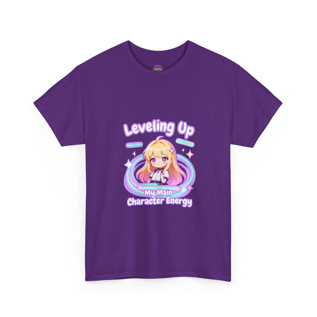 "Leveling Up" Unisex Heavy Cotton Tee