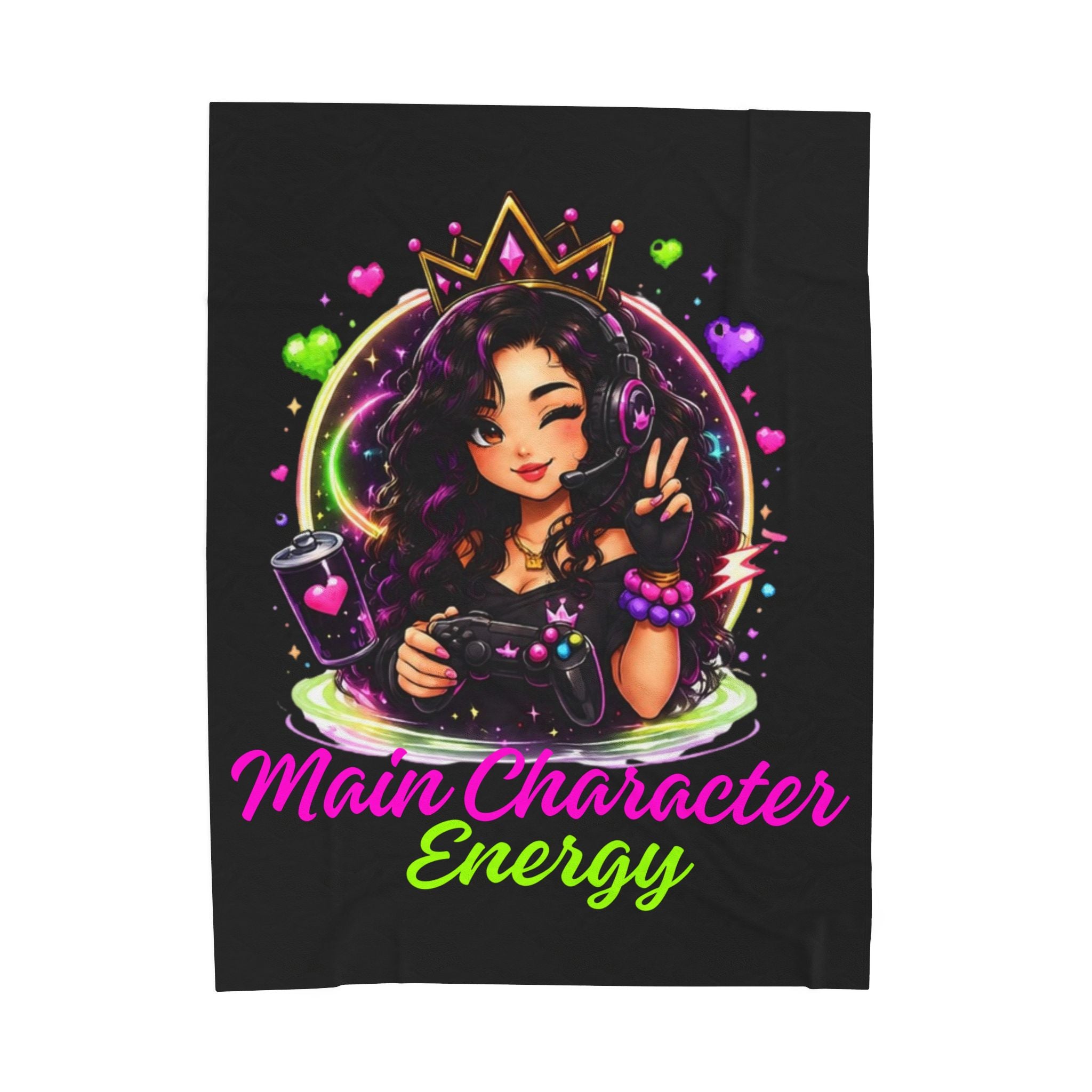 Gamer Ember “MCE” Plush Blanket