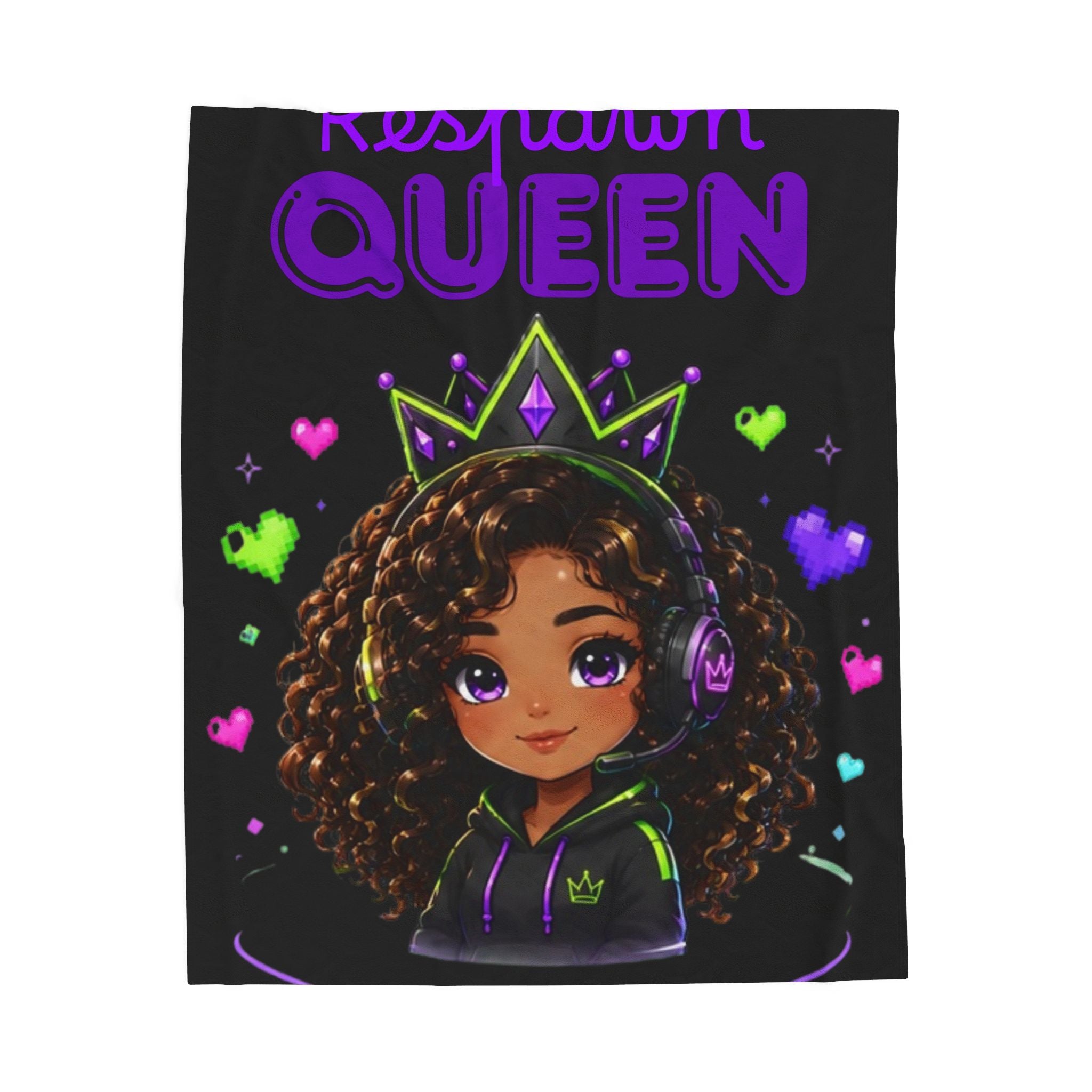 Chibi Queen Phoenix Plush Blanket
