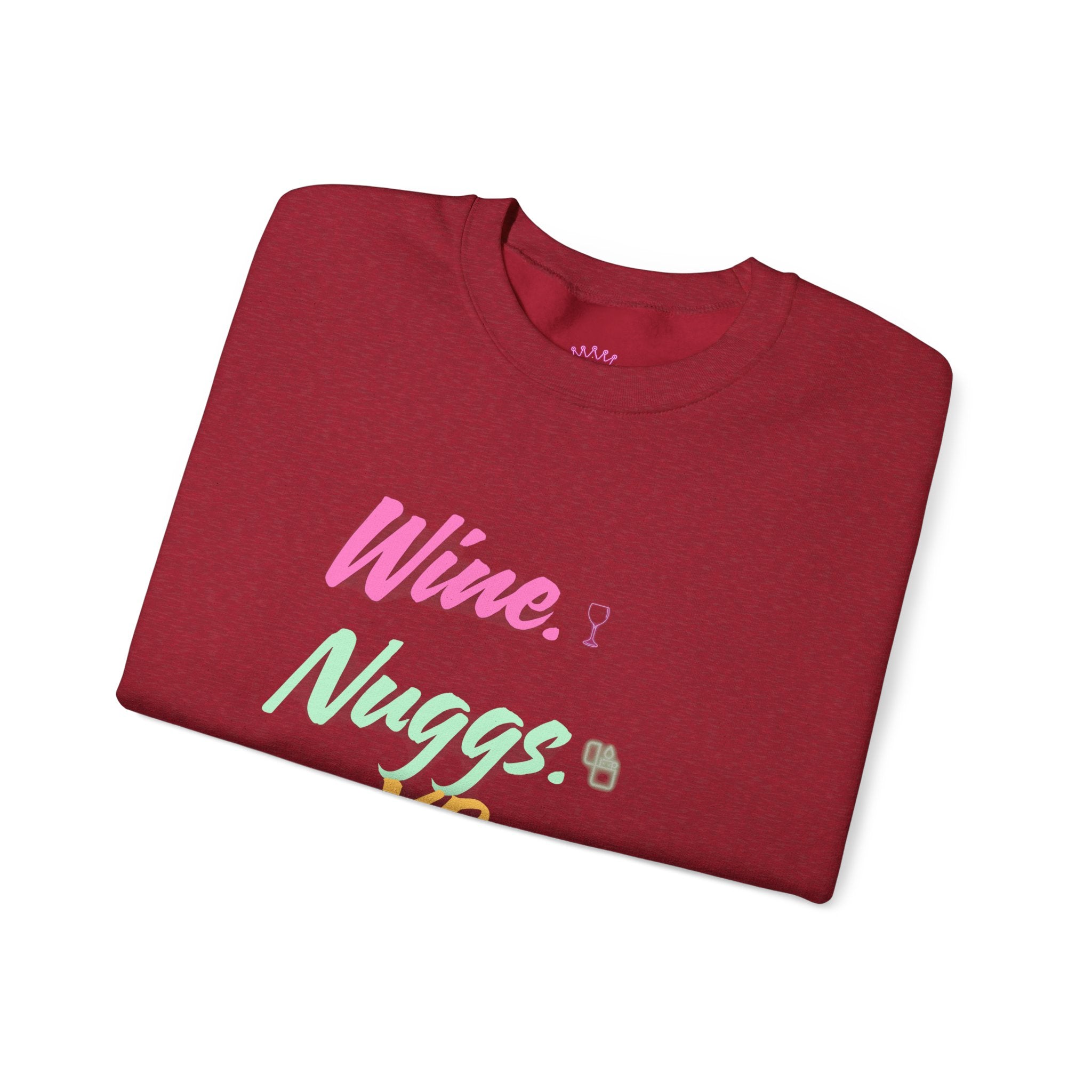 “Wine, Nuggs, XP, Repeat” Crewneck Sweatshirt