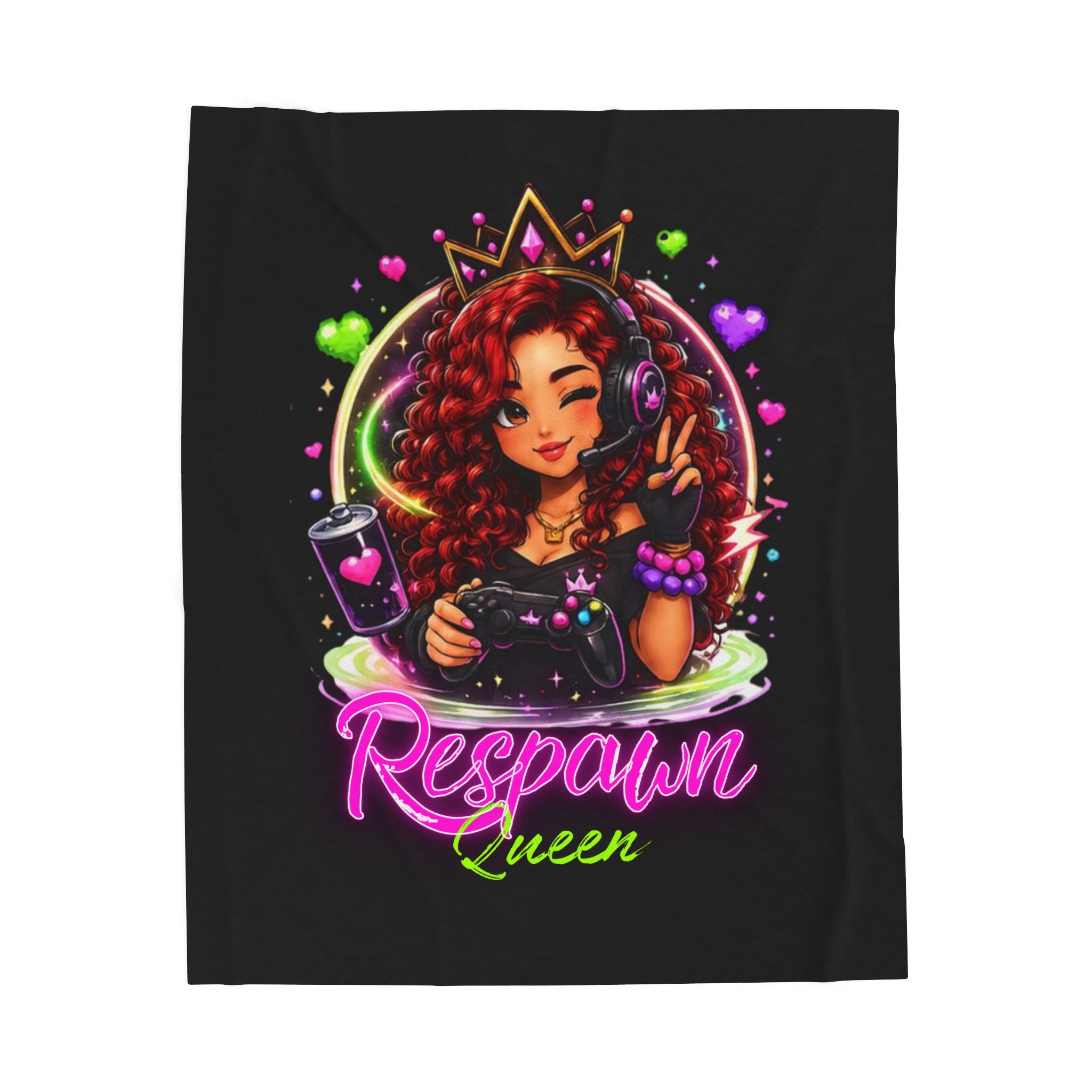 Gamer Roxie "RQ" Plush Blanket