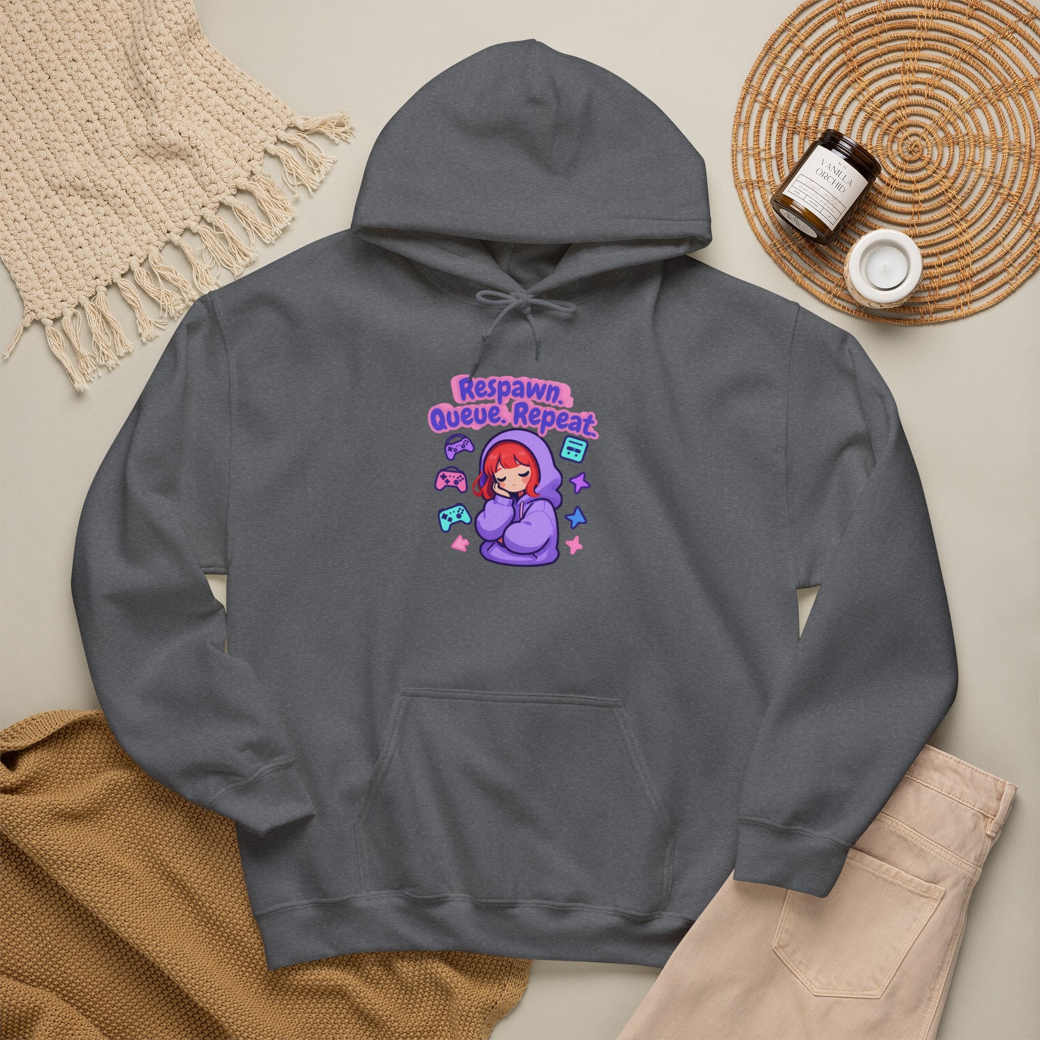 Respawn, Queue, Repeat Hoodie