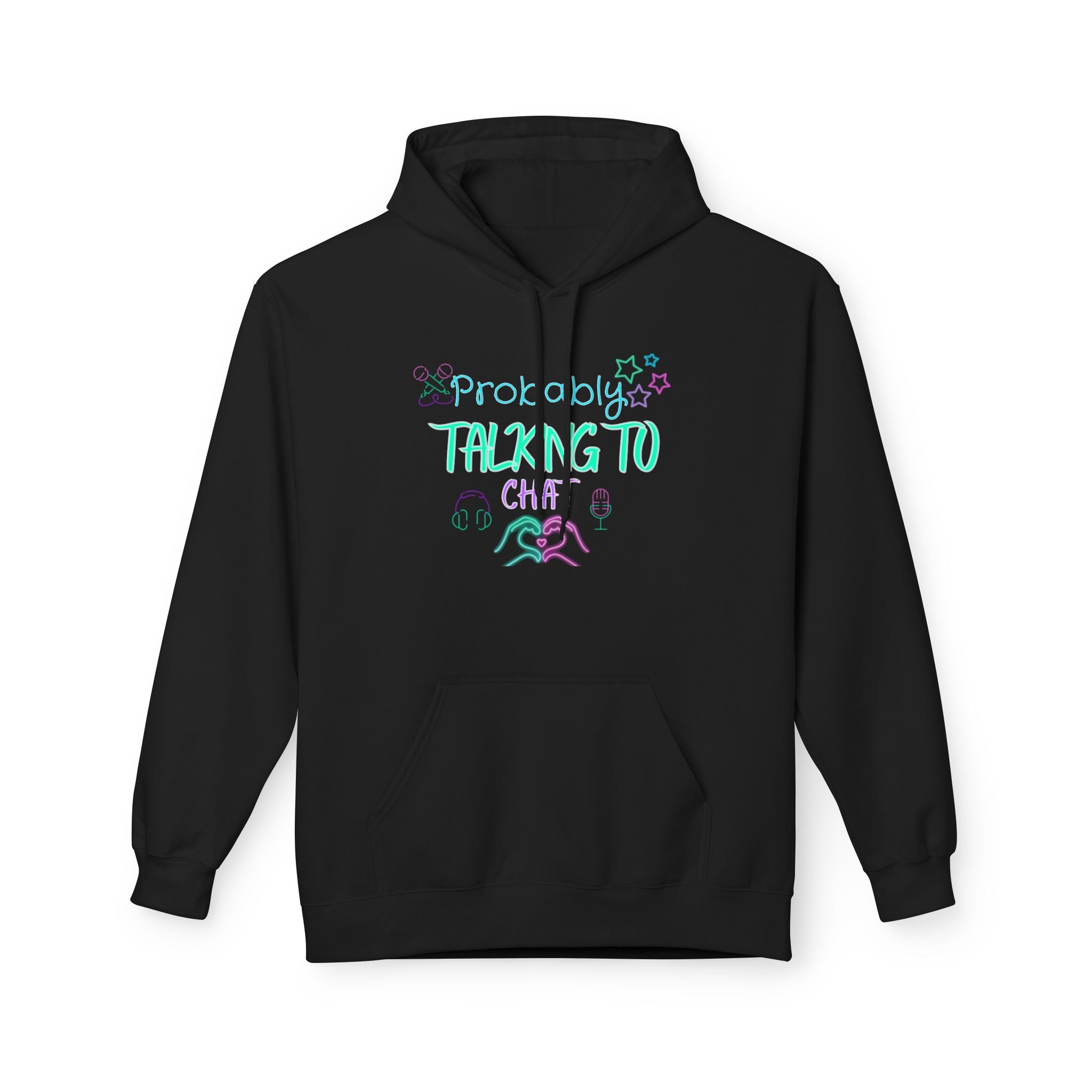 “Talking to Chat” Softstyle Fleece Hoodie