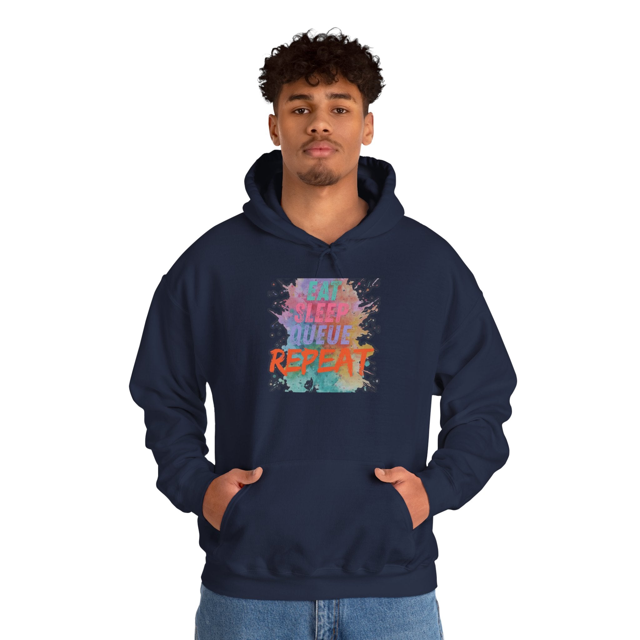 “Eat Sleep...” Cozy Hoodie