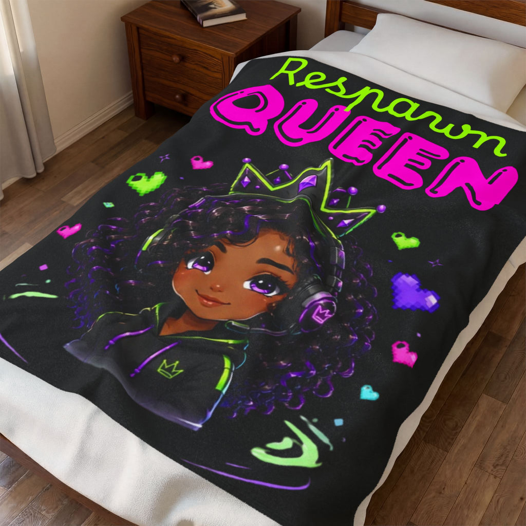 Chibi Queen Raven Plush Blanket