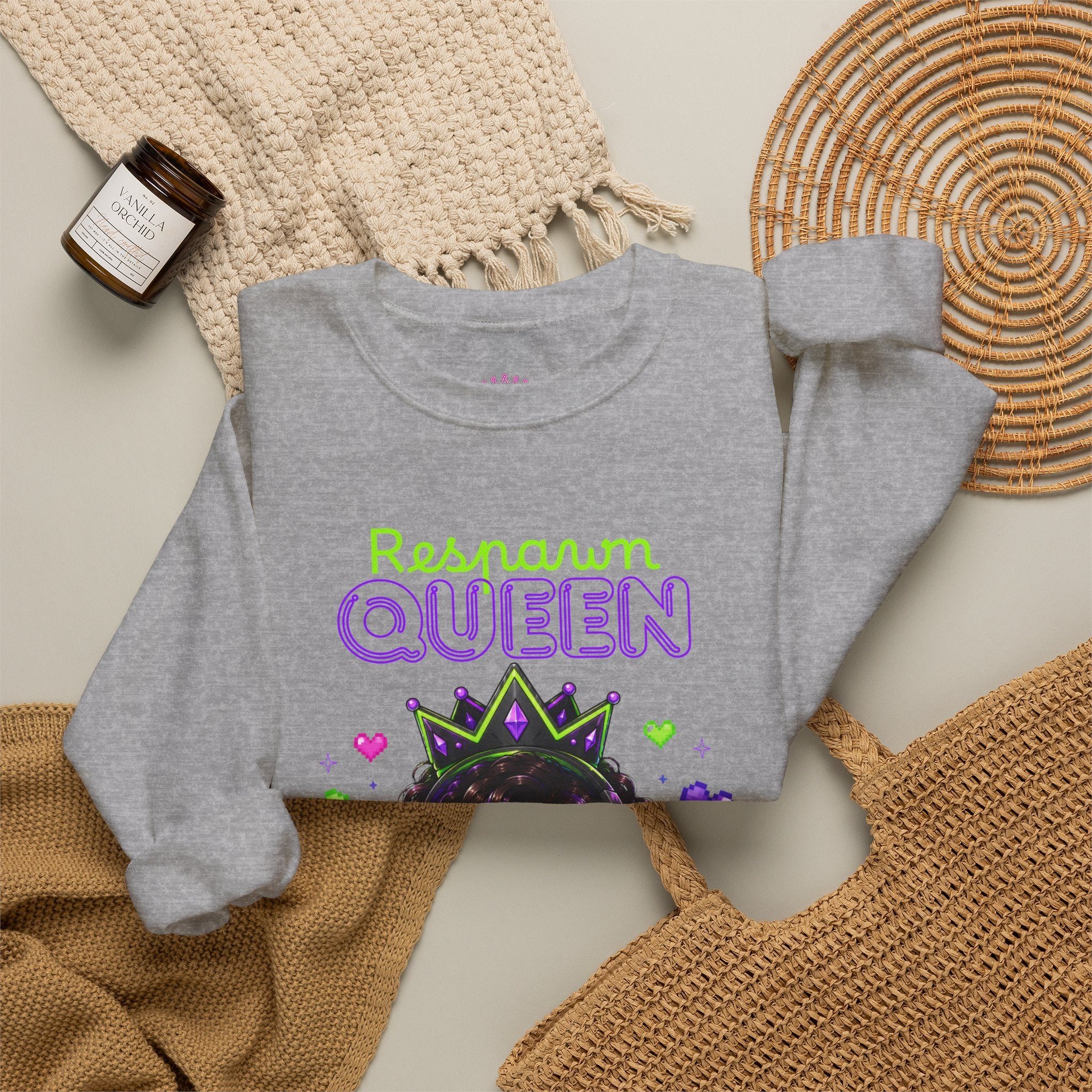 Chibi Queen Sprite Cozy Sweatshirt