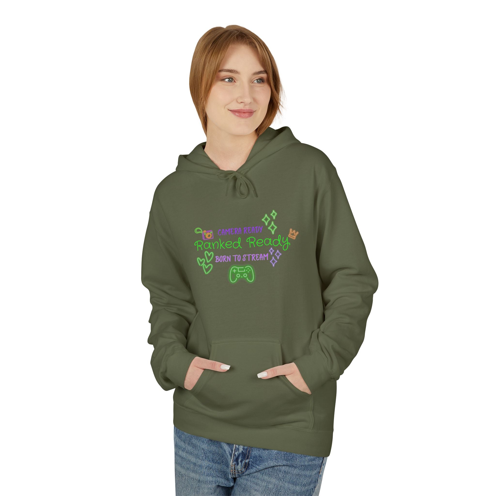 “Camera Ready” Softstyle Fleece Hoodie
