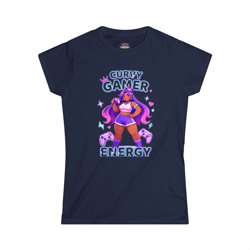 “Curvy Gamer Energy” Cozy Tee