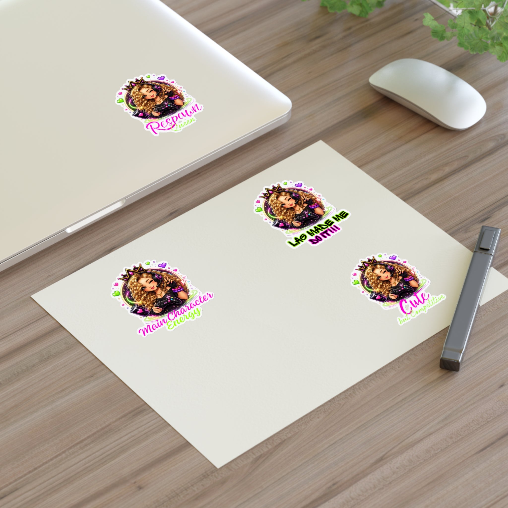 Gamer Aria Sticker Sheets