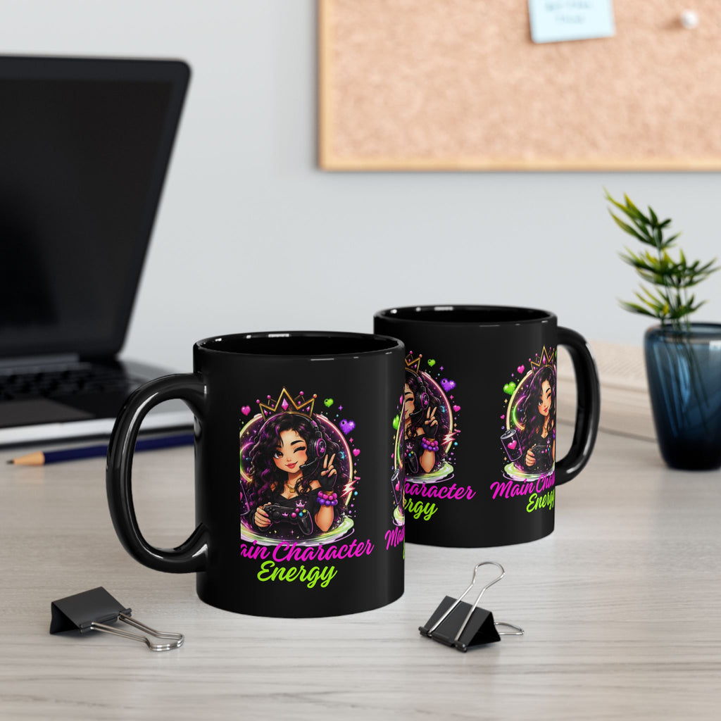 Gamer Ember “MCE” Black Mug