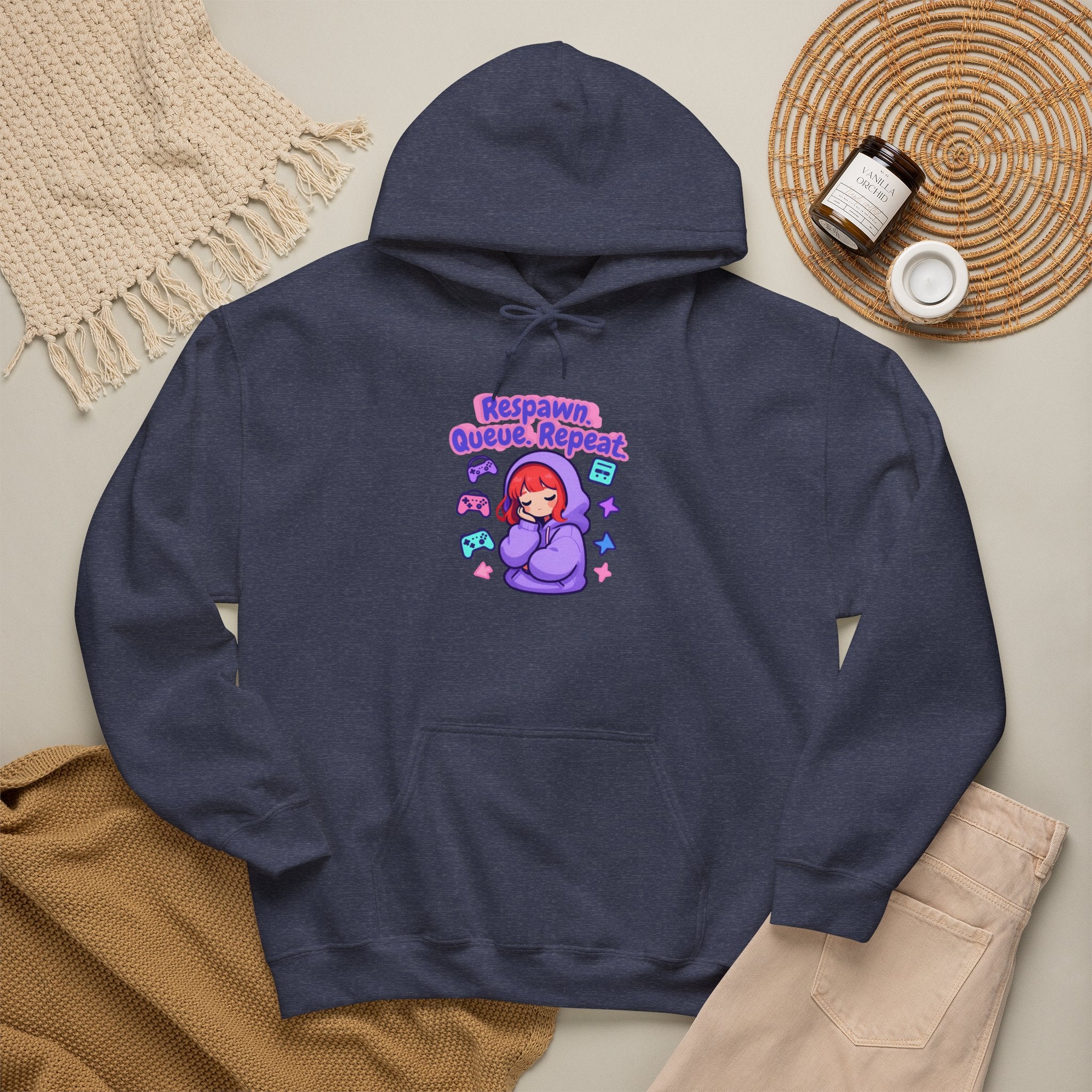 Respawn, Queue, Repeat Hoodie