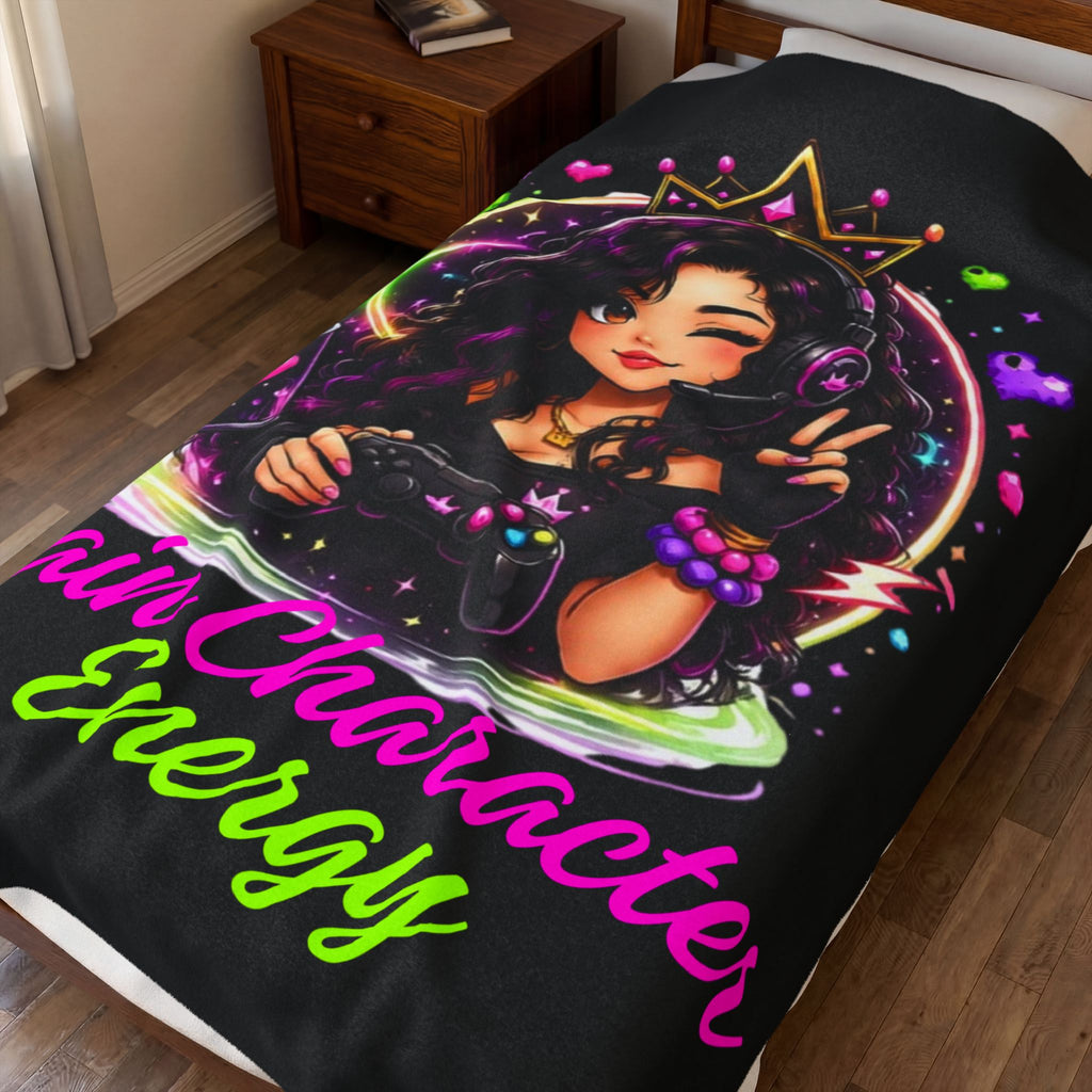 Gamer Ember “MCE” Plush Blanket